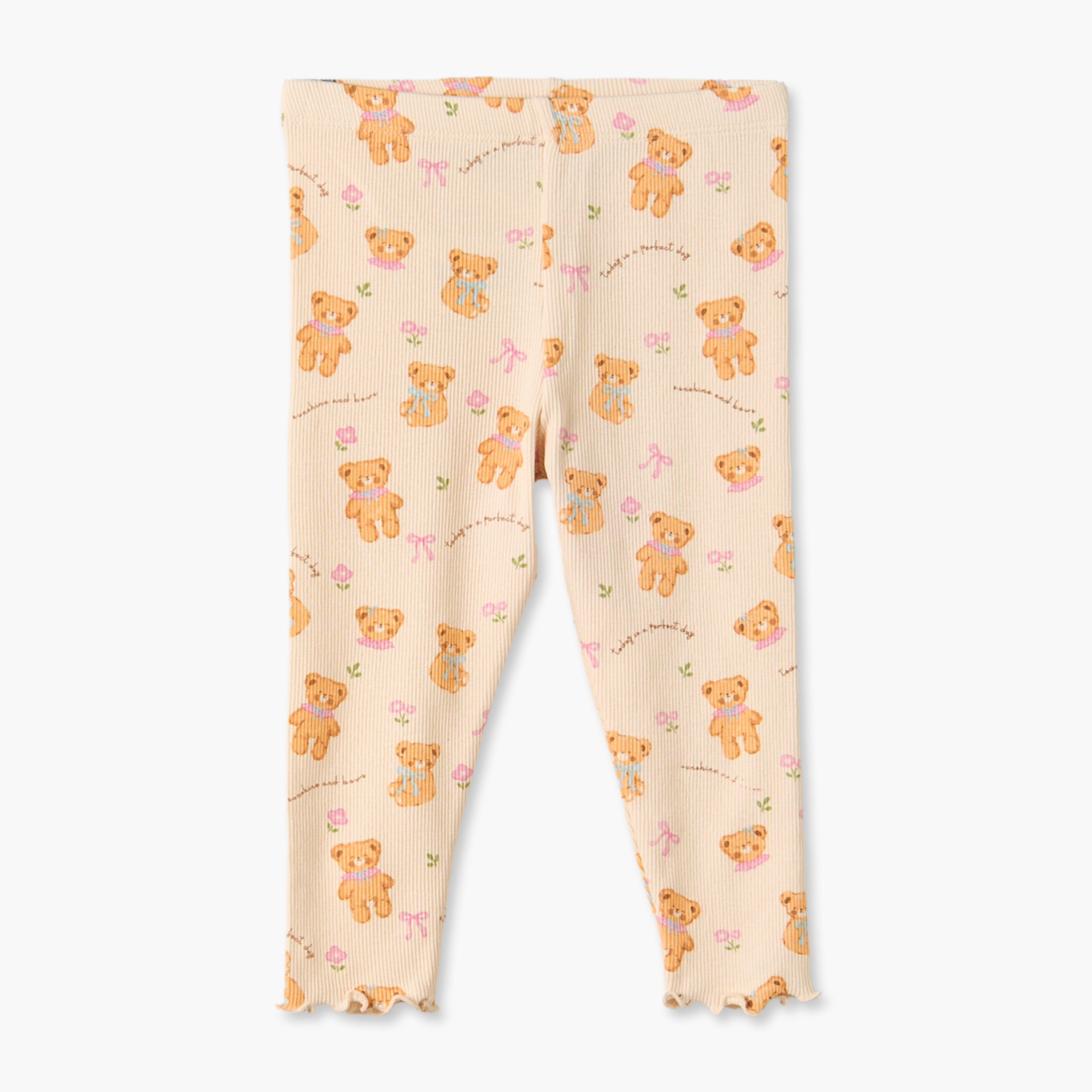 Pack of 2 Juniors Leggings with Lettuce Hem-baby-girls-clothing-bottoms-leggings-image-6