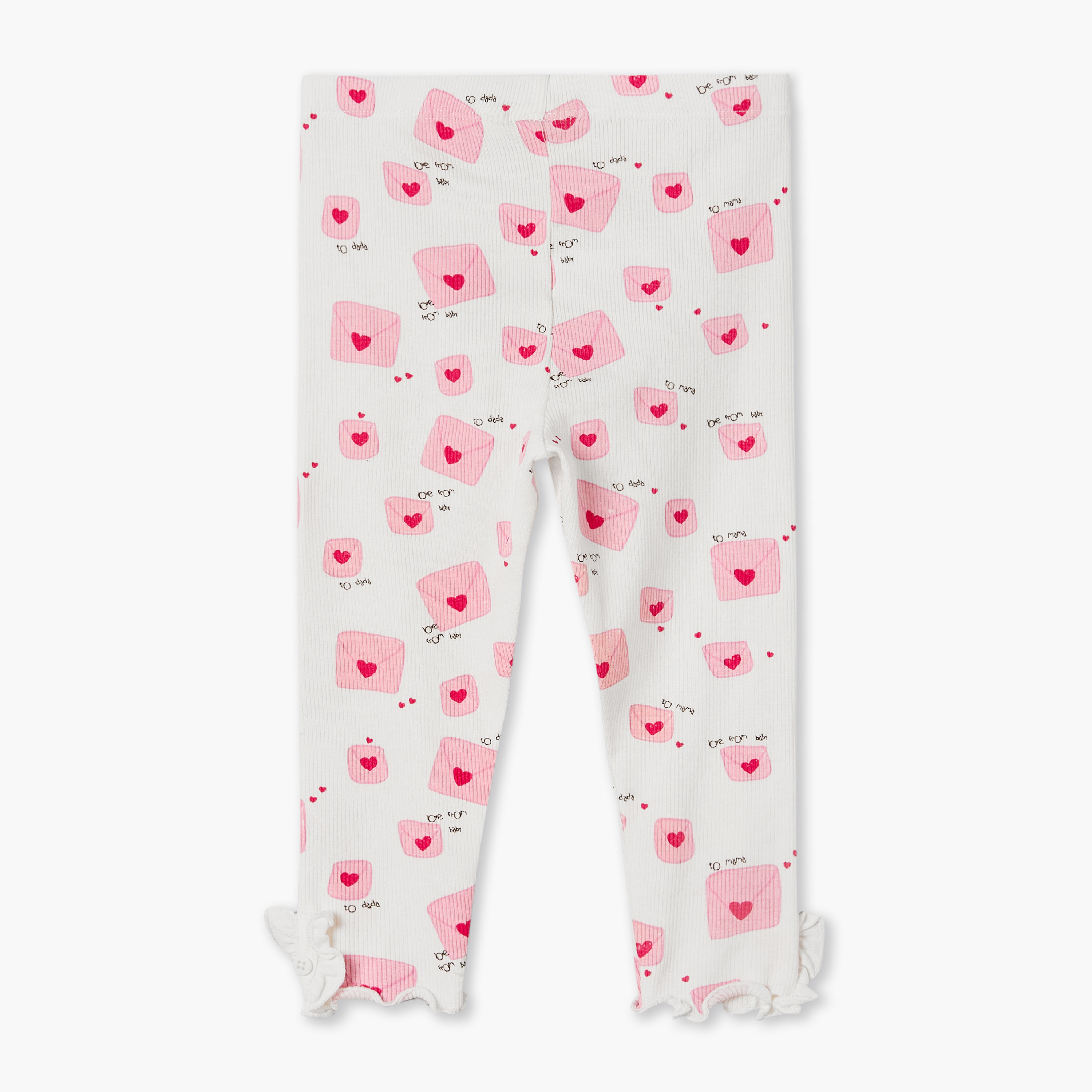 Juniors Leggings with Heart Print-baby-girls-clothing-bottoms-leggings-image-3