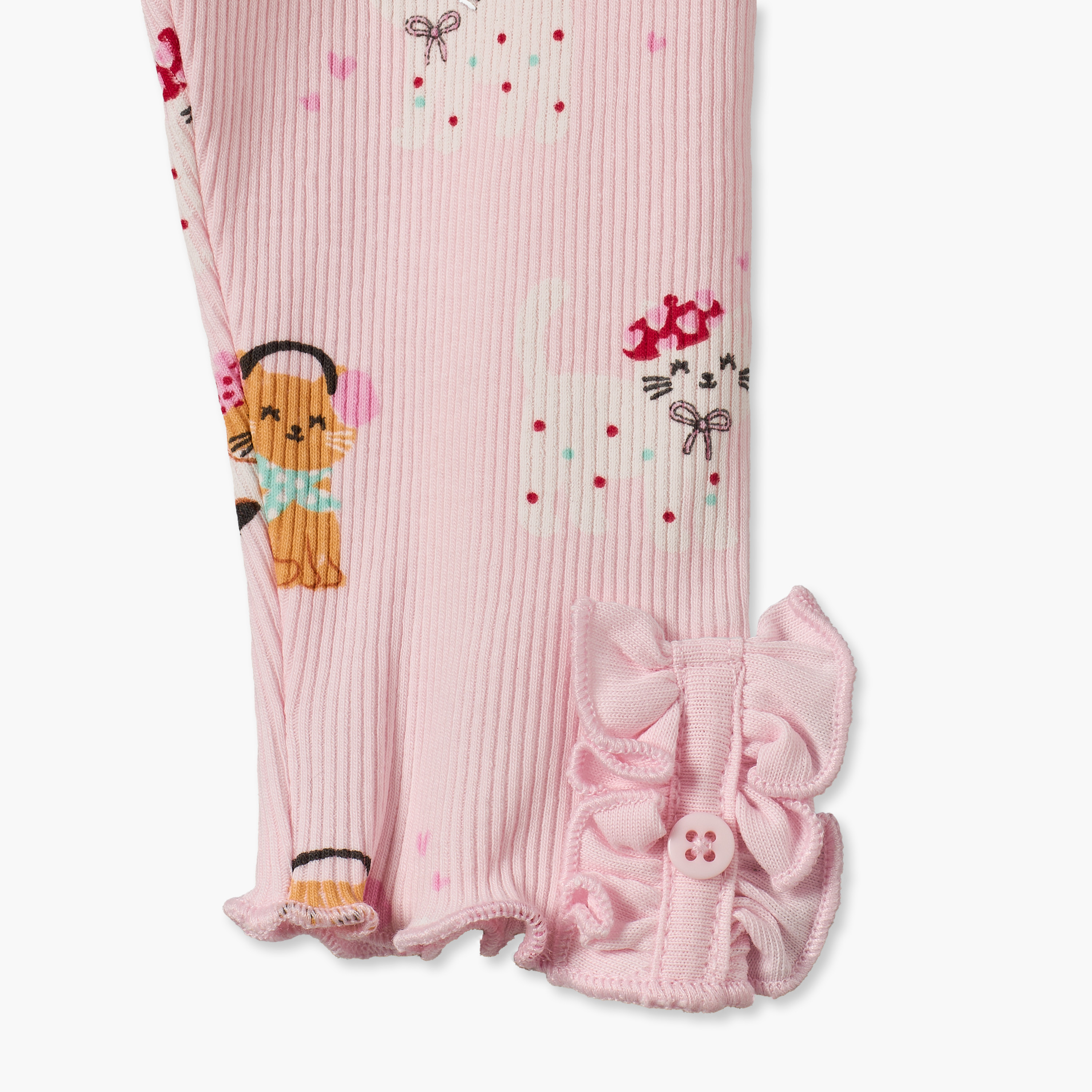 Juniors Leggings with Cat Print-baby-girls-clothing-bottoms-leggings-image-5