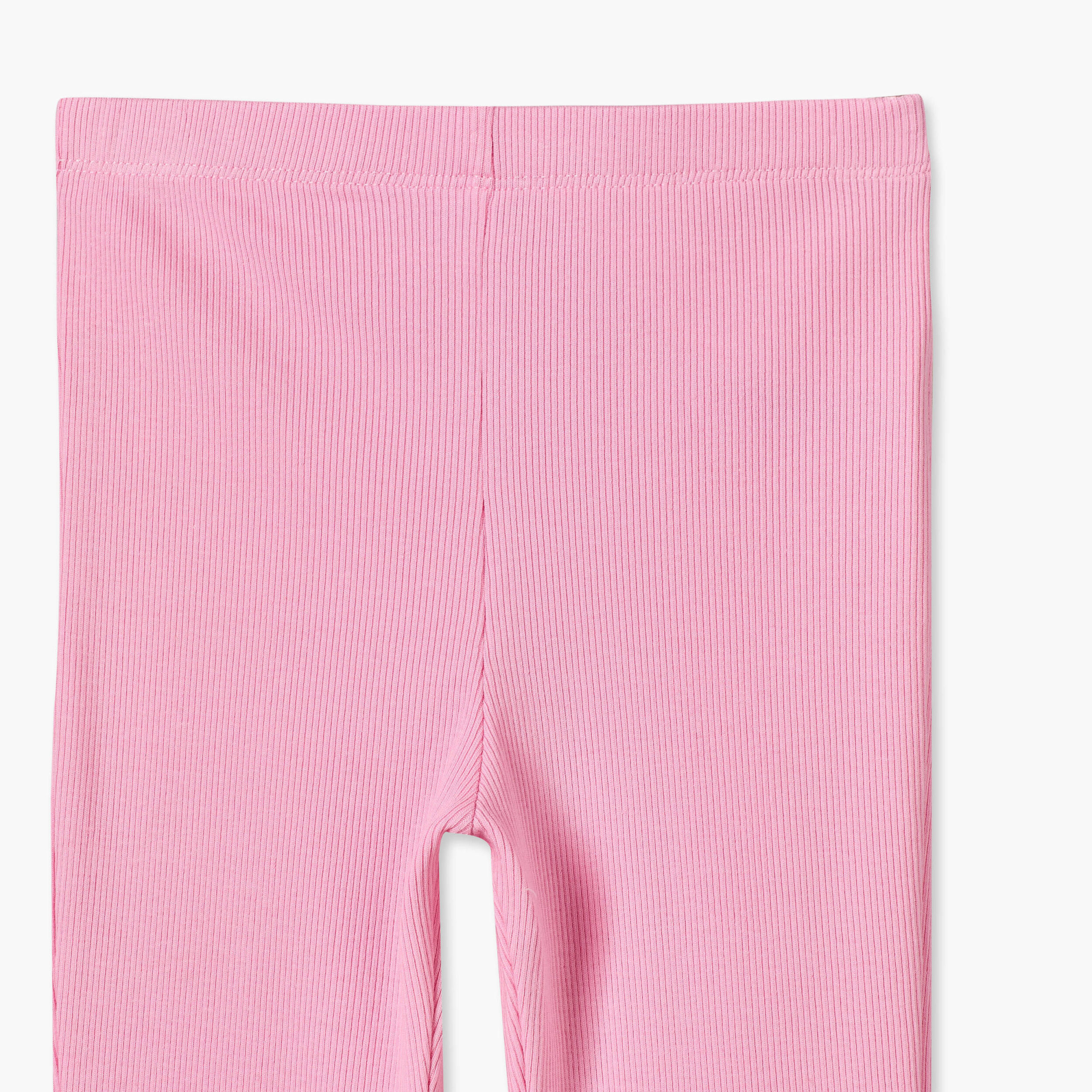 بنطلون ليقنز مضلع بحافة دانتيل من جونيورز-baby-girls-clothing-bottoms-leggings-image-4