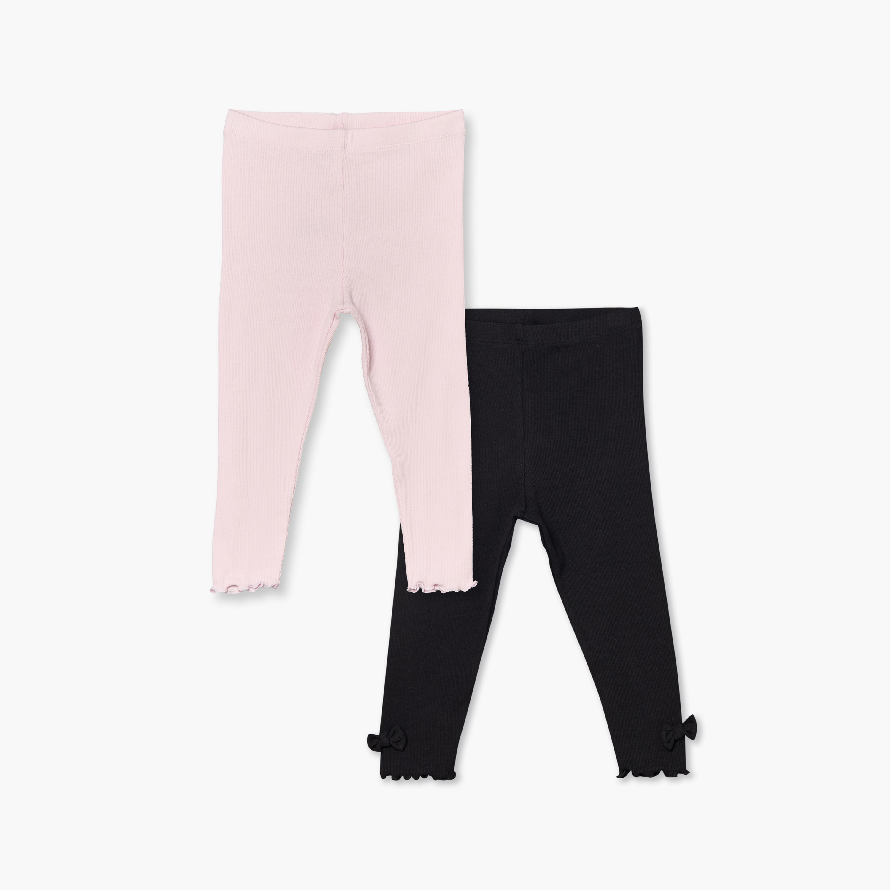 طقم ليقنز بحافة متموجة من جونيورز-baby-girls-clothing-bottoms-leggings-image-1