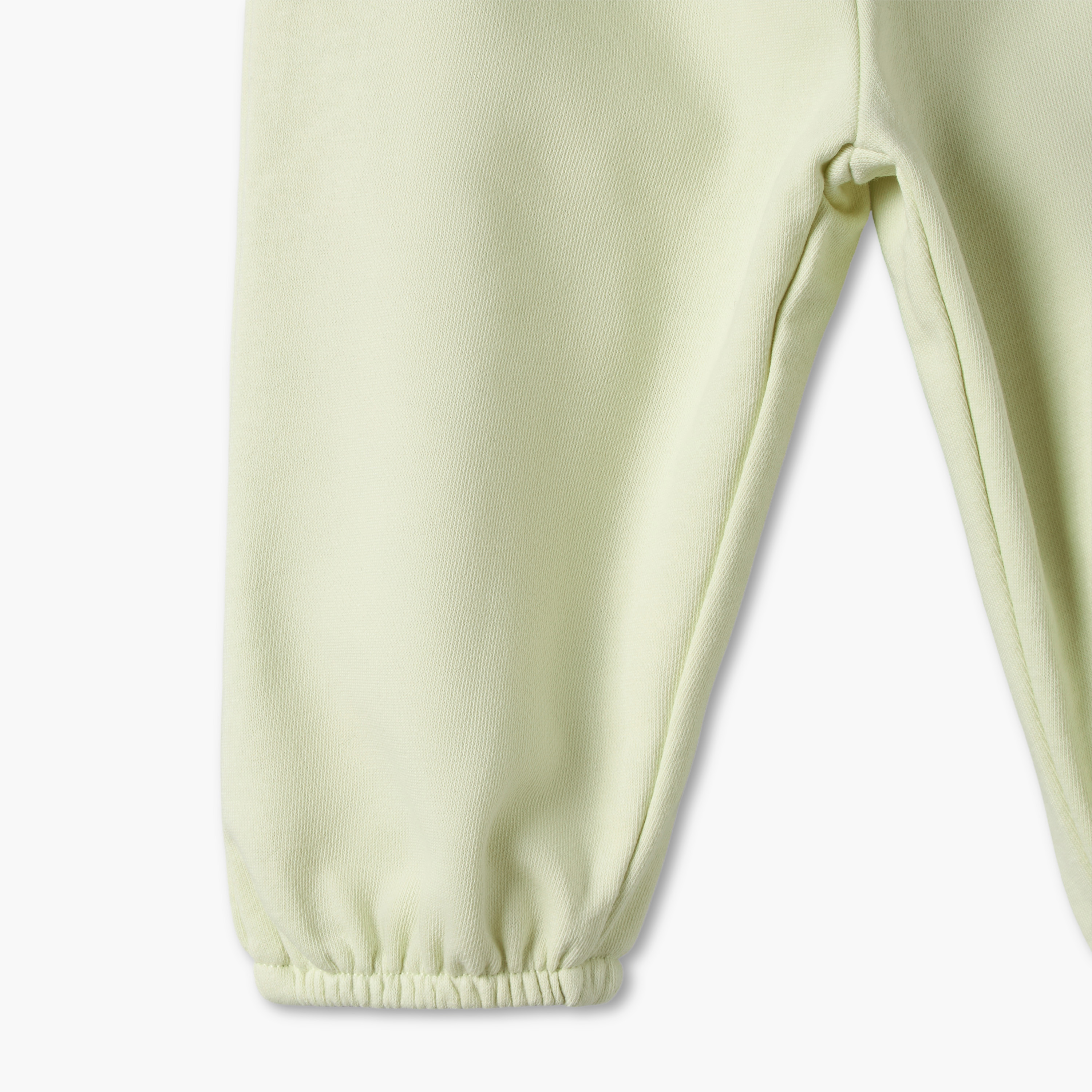 طقم بنطلون رياضي بخصر مطاطي مع تفاصيل تطريز زهور من جونيورز - قطعتين-baby-girls-clothing-bottoms-joggersandtrackpants-image-5