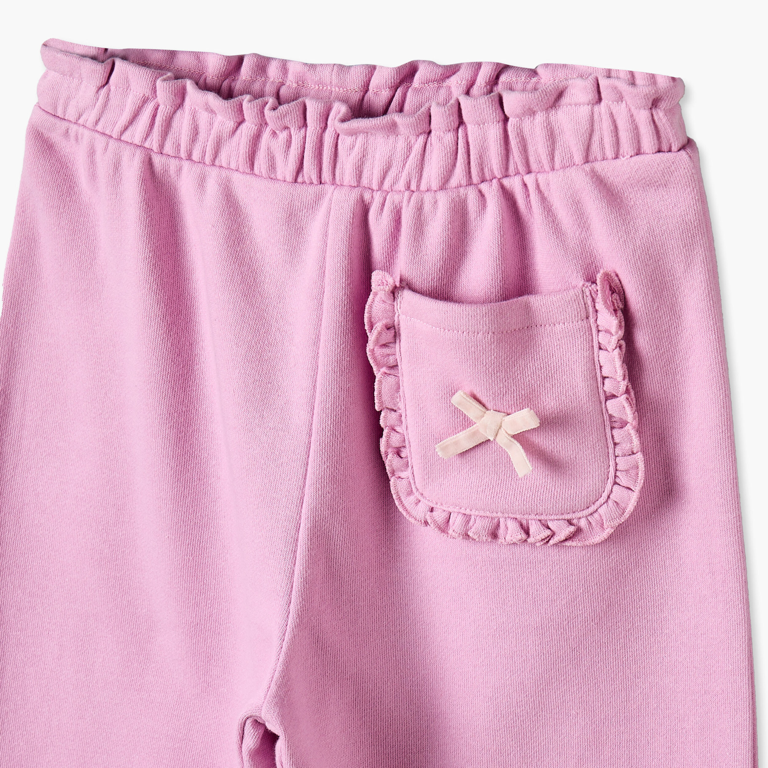 Pack of 2 Juniors Elasticated Waist Joggers with Assorted Design-baby-girls-clothing-bottoms-joggersandtrackpants-image-6