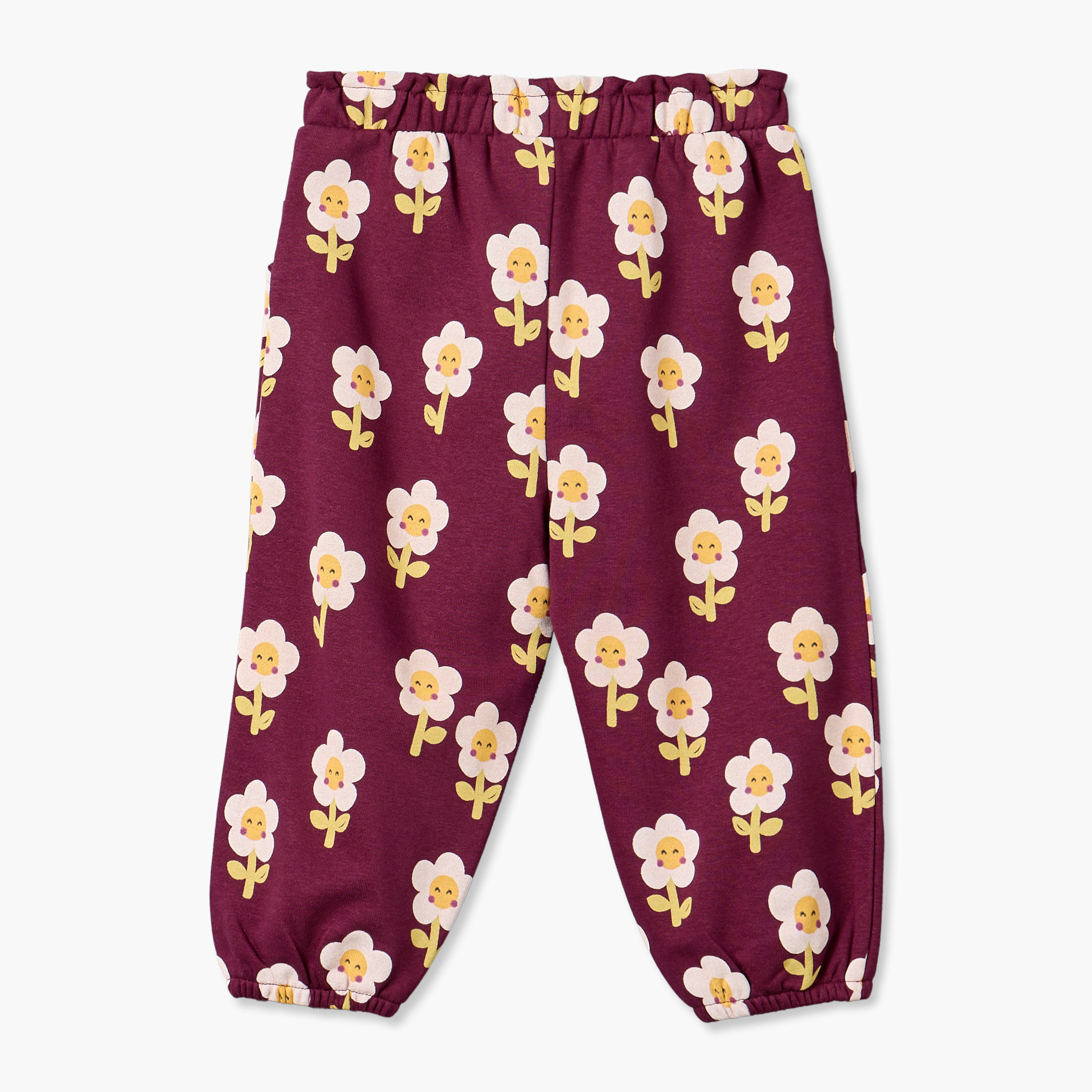 بنطلون جينز بطبعات زهور من جونيورز-baby-girls-clothing-bottoms-joggersandtrackpants-image-3