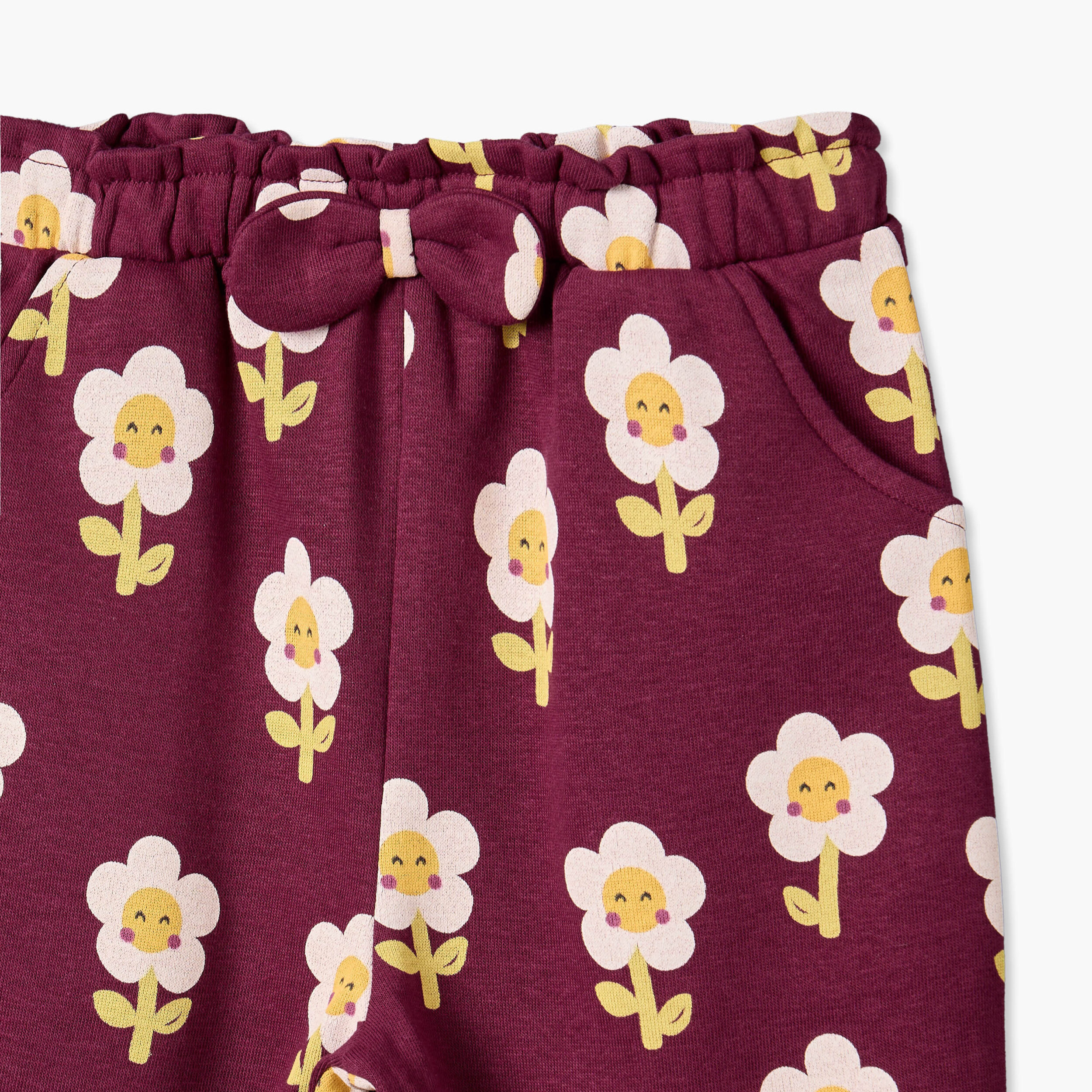 بنطلون جينز بطبعات زهور من جونيورز-baby-girls-clothing-bottoms-joggersandtrackpants-image-4