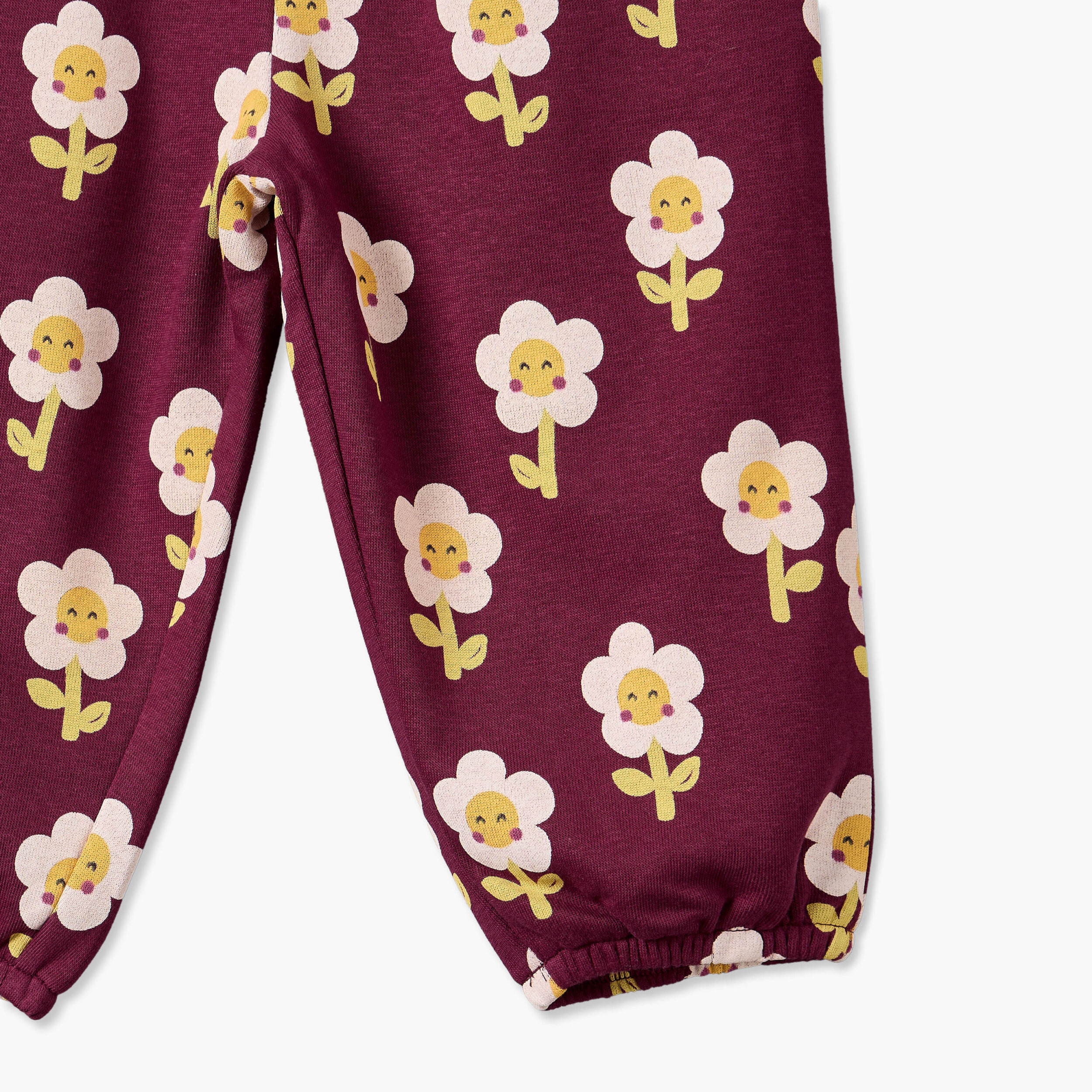 بنطلون جينز بطبعات زهور من جونيورز-baby-girls-clothing-bottoms-joggersandtrackpants-image-5