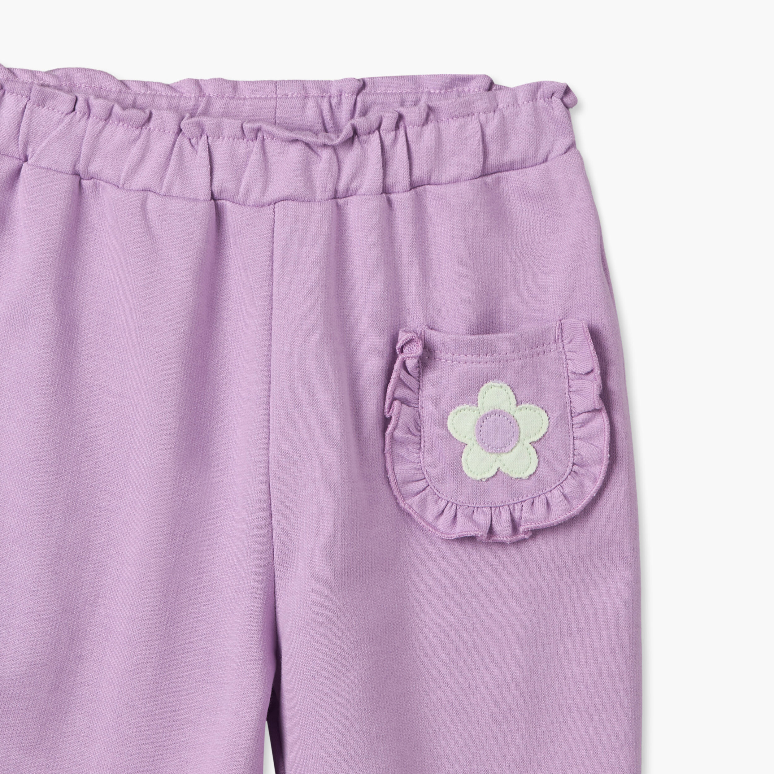 بنطلونات رياضية بخصر مطاطي من جونيورز - عبوة من قطعتين-baby-girls-clothing-bottoms-joggersandtrackpants-image-7
