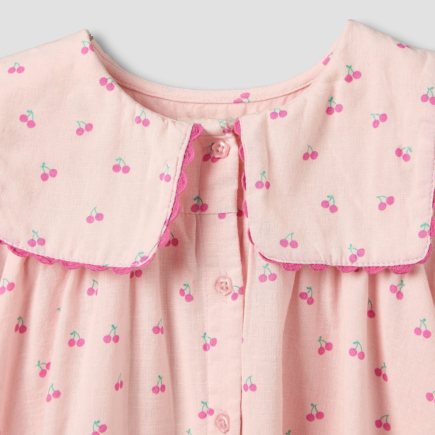فستان إيه لاين طول الركبة بياقة بحار وأكمام قصيرة وطبعات من جونيورز-baby-girls-clothing-dressesandjumpsuits-image-4