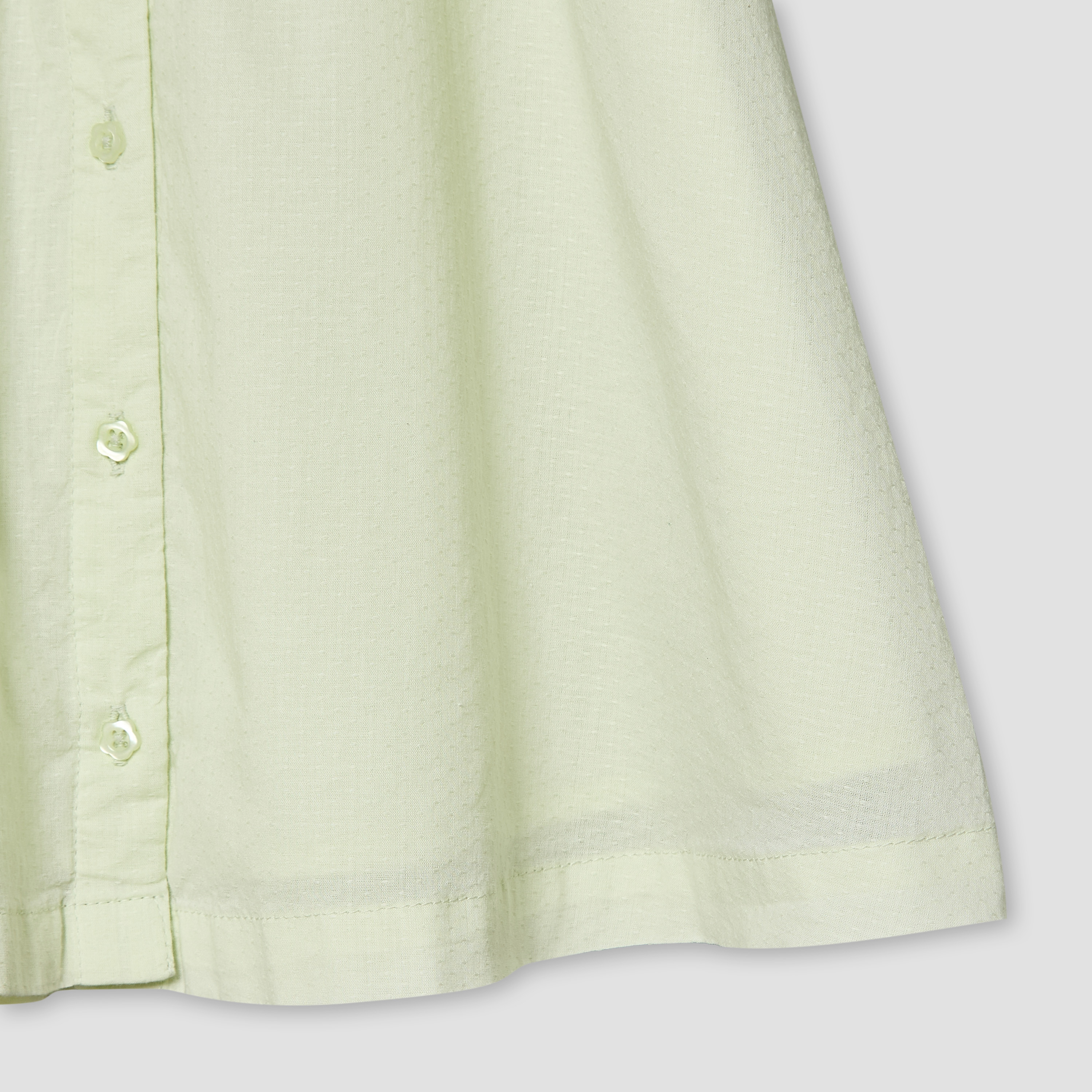 Juniors Sailor Collar Short Sleeves Knee Length Shirt Dress with Scalloped Design-baby-girls-clothing-dressesandjumpsuits-image-4