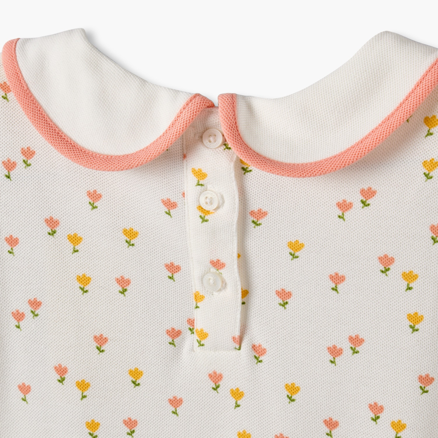 فستان بطول الركبة وياقة بيتر بان وأكمام قصيرة وطبعات زهرية من جونيورز-baby-girls-clothing-dressesandjumpsuits-image-9