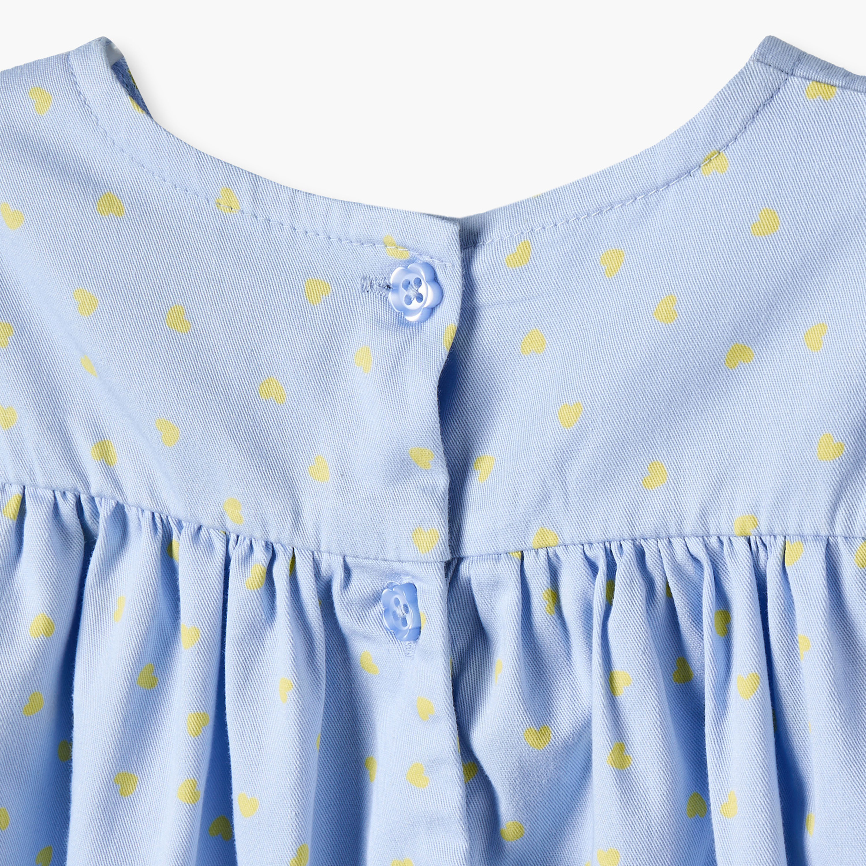 فستان طول الركبة بياقة مستديرة وأكمام طويلة وطبعات من جونيورز-baby-girls-clothing-dressesandjumpsuits-image-4