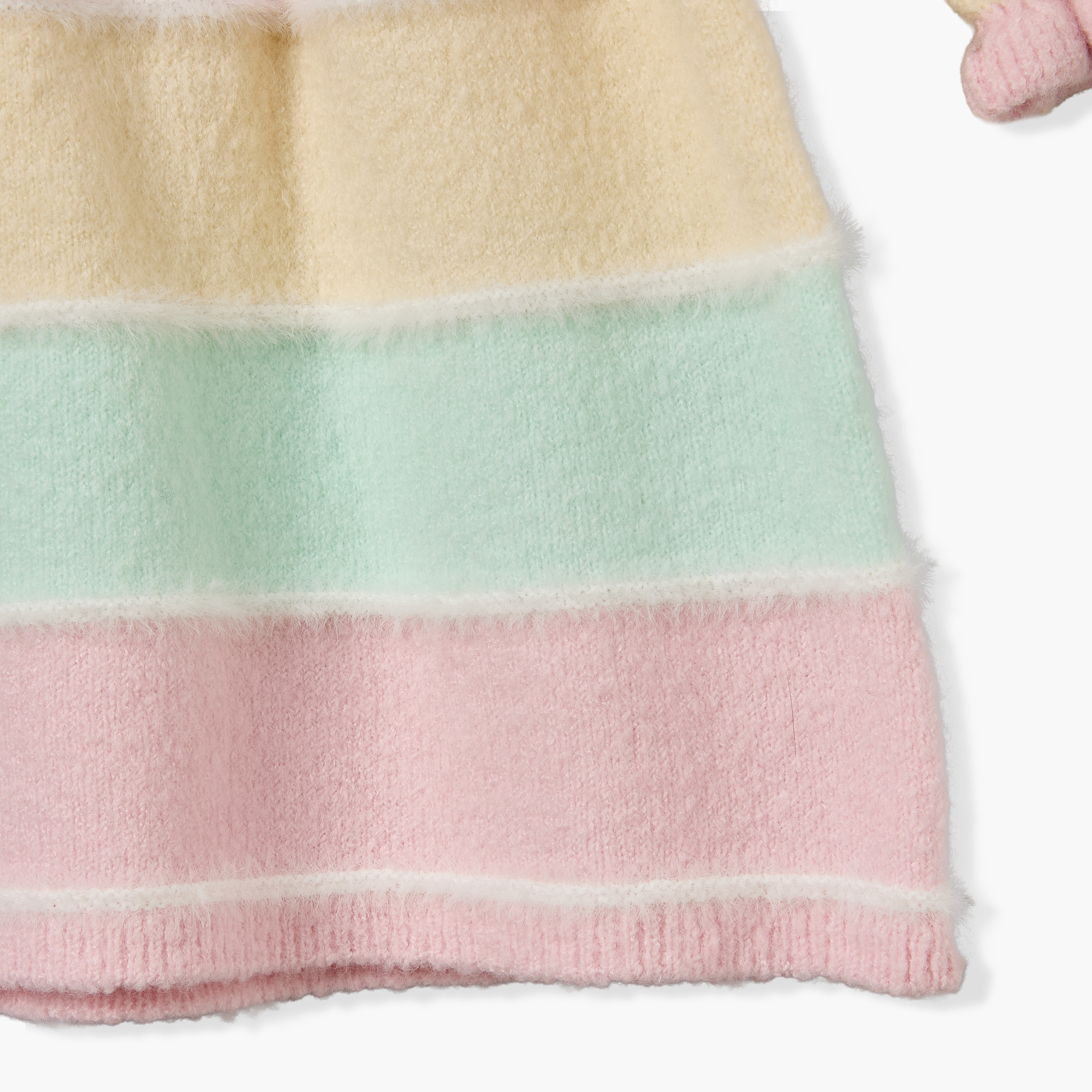 فستان إيه لاين بطول الركبة وياقة وأكمام طويلة مع كولون من جونيورز-baby-girls-clothing-winterwear-dresses-image-7