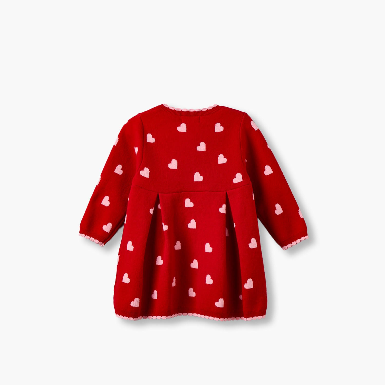 فستان إيه لاين طول الركبة بياقة مستديرة وطبعات من جونيورز-baby-girls-clothing-dressesandjumpsuits-image-3