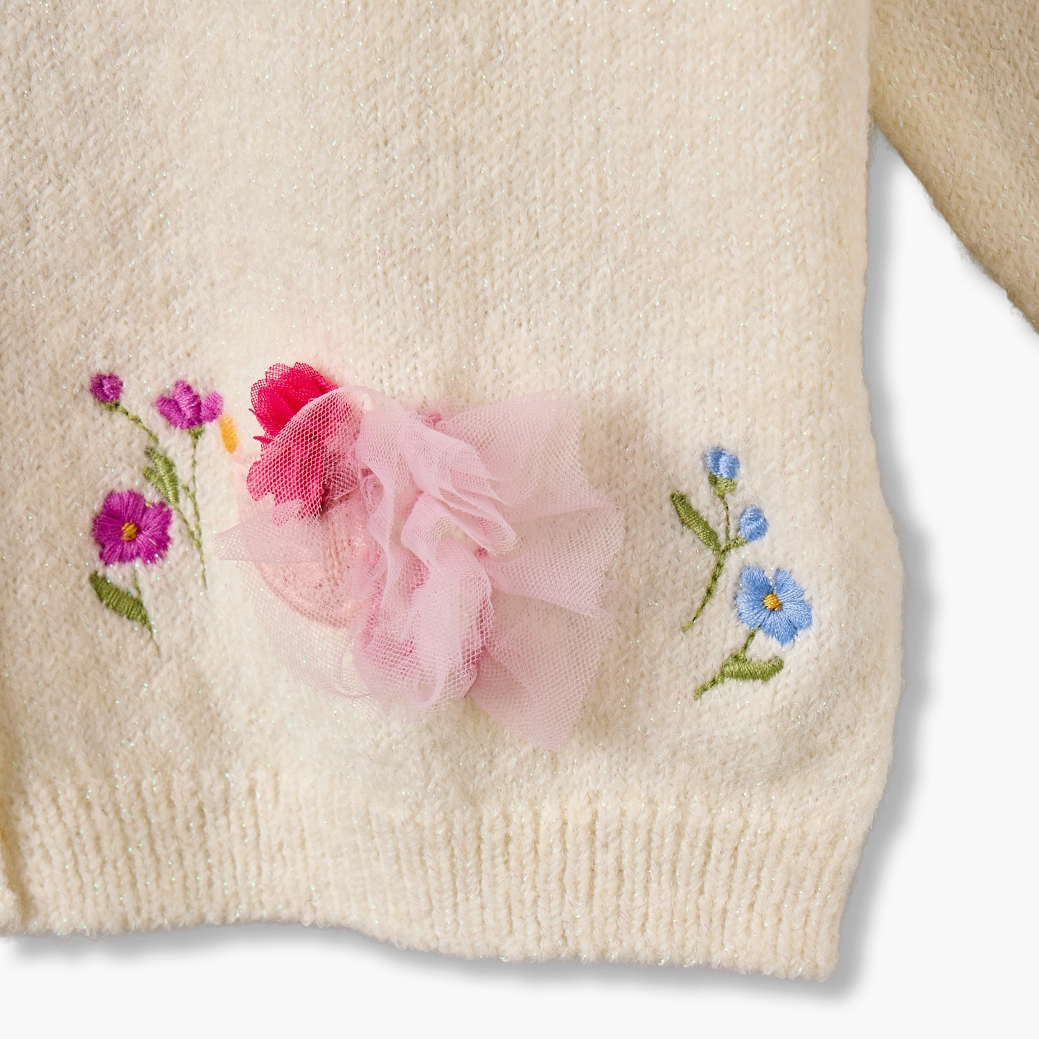 كارديجان بتطريز حلزون وياقة ضيقة من جونيورز-baby-girls-clothing-jumpersandcardigans-image-5