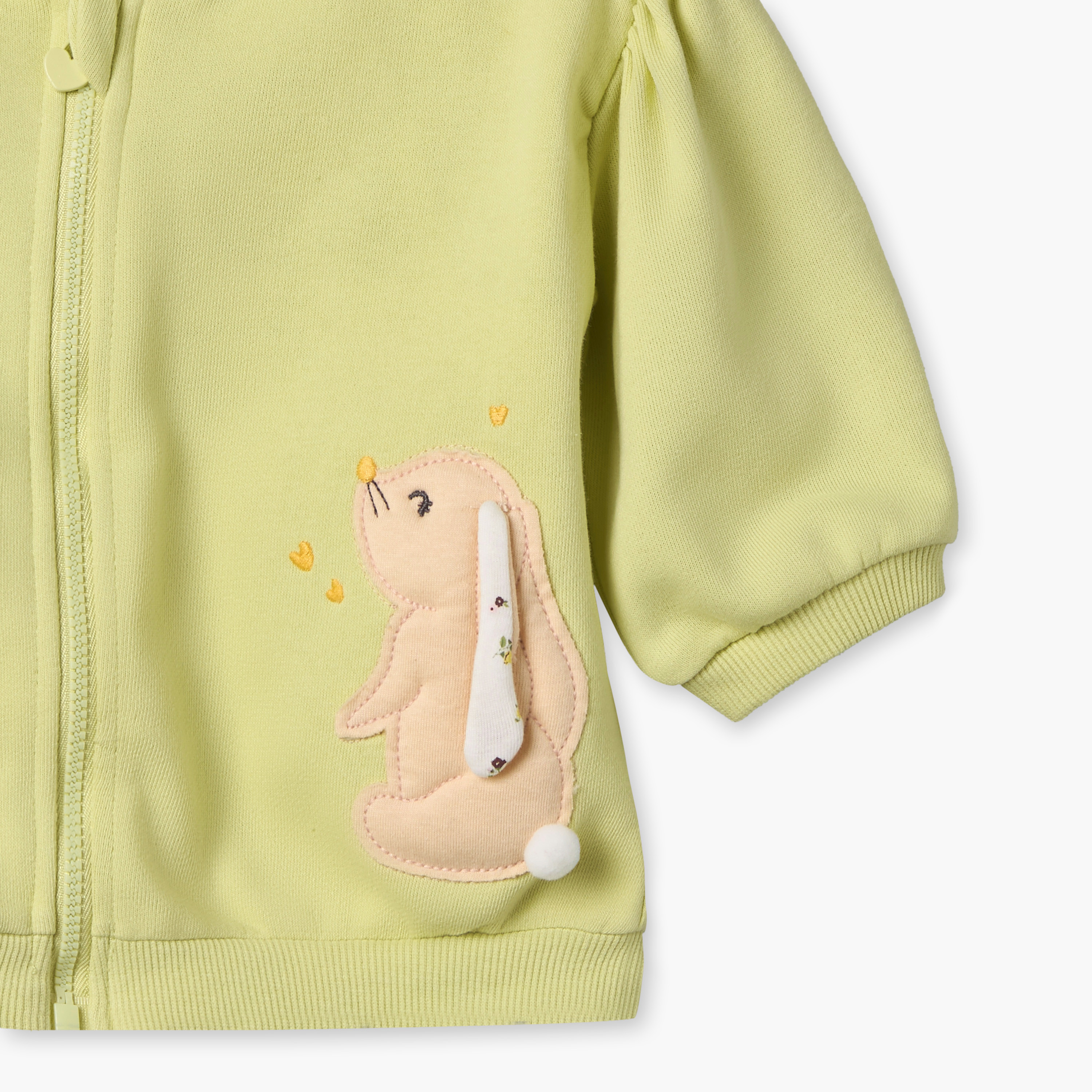 سويت شيرت بقبعة وكشكش وأكمام طويلة من جونيورز-baby-girls-clothing-winterwear-sweatshirts-image-6
