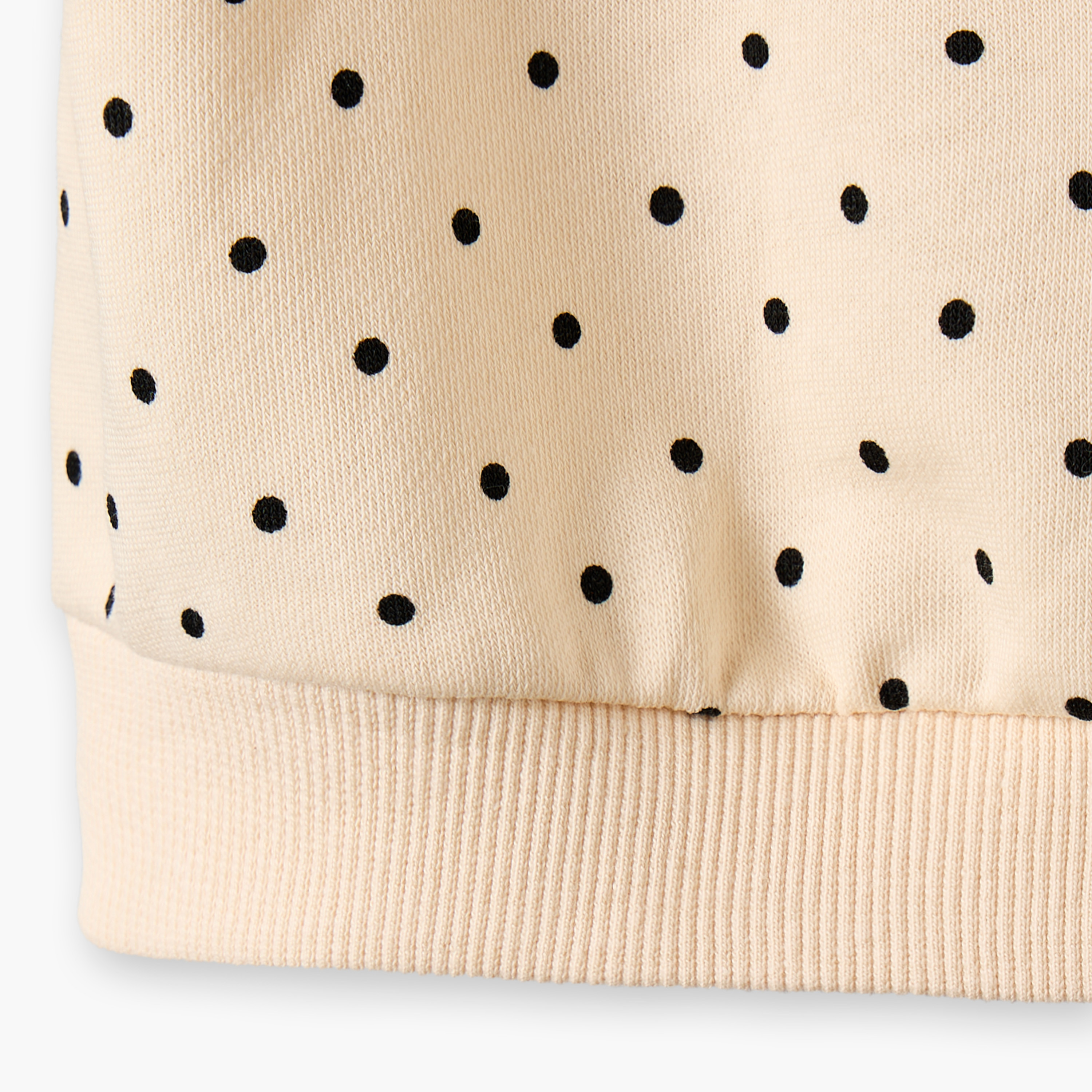 سويت شيرت منقط بزخارف قلب من جونيورز-baby-girls-clothing-winterwear-sweatshirts-image-4