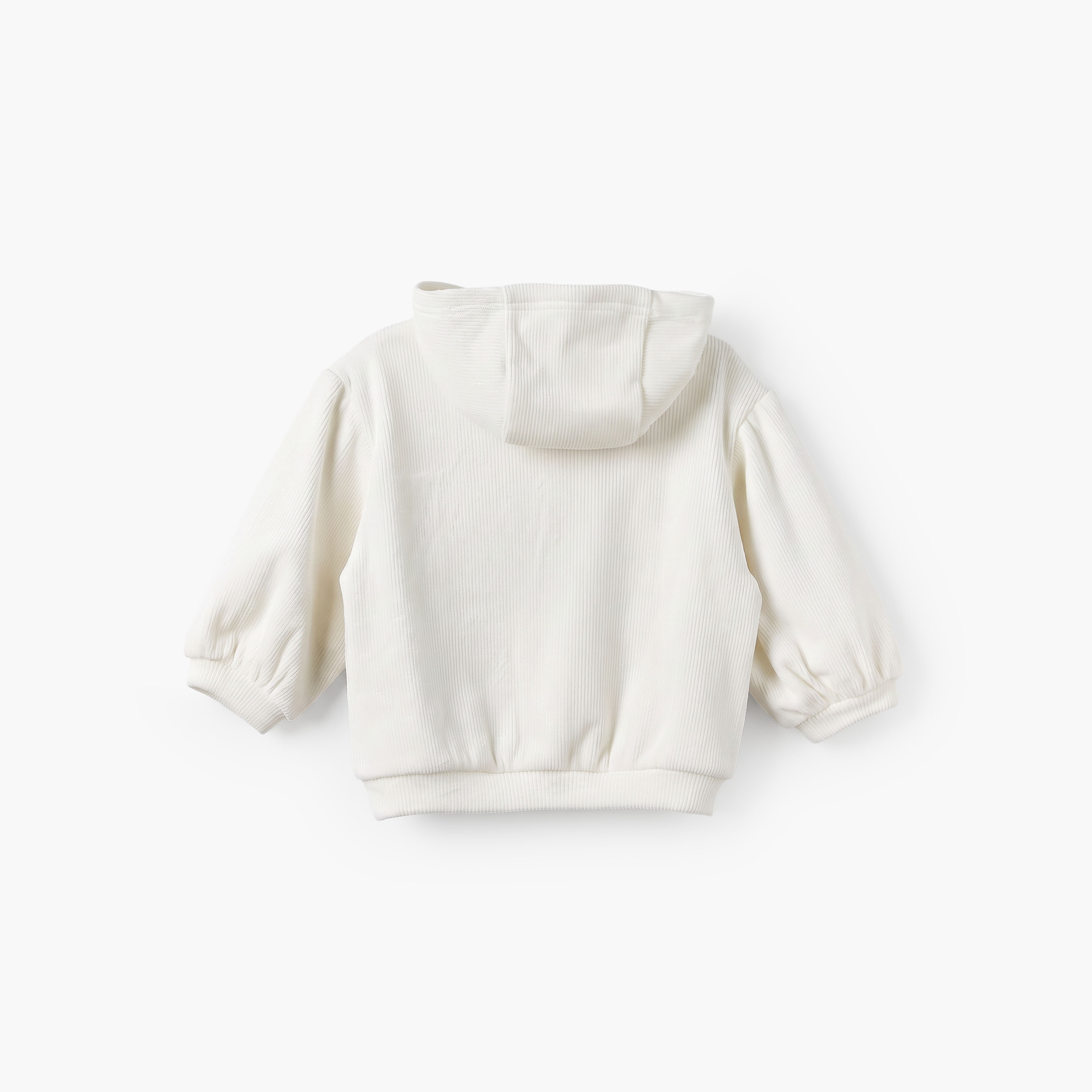 Juniors Hooded Sweatshirt with Long Sleeves-baby-girls-clothing-winterwear-sweatshirts-image-3