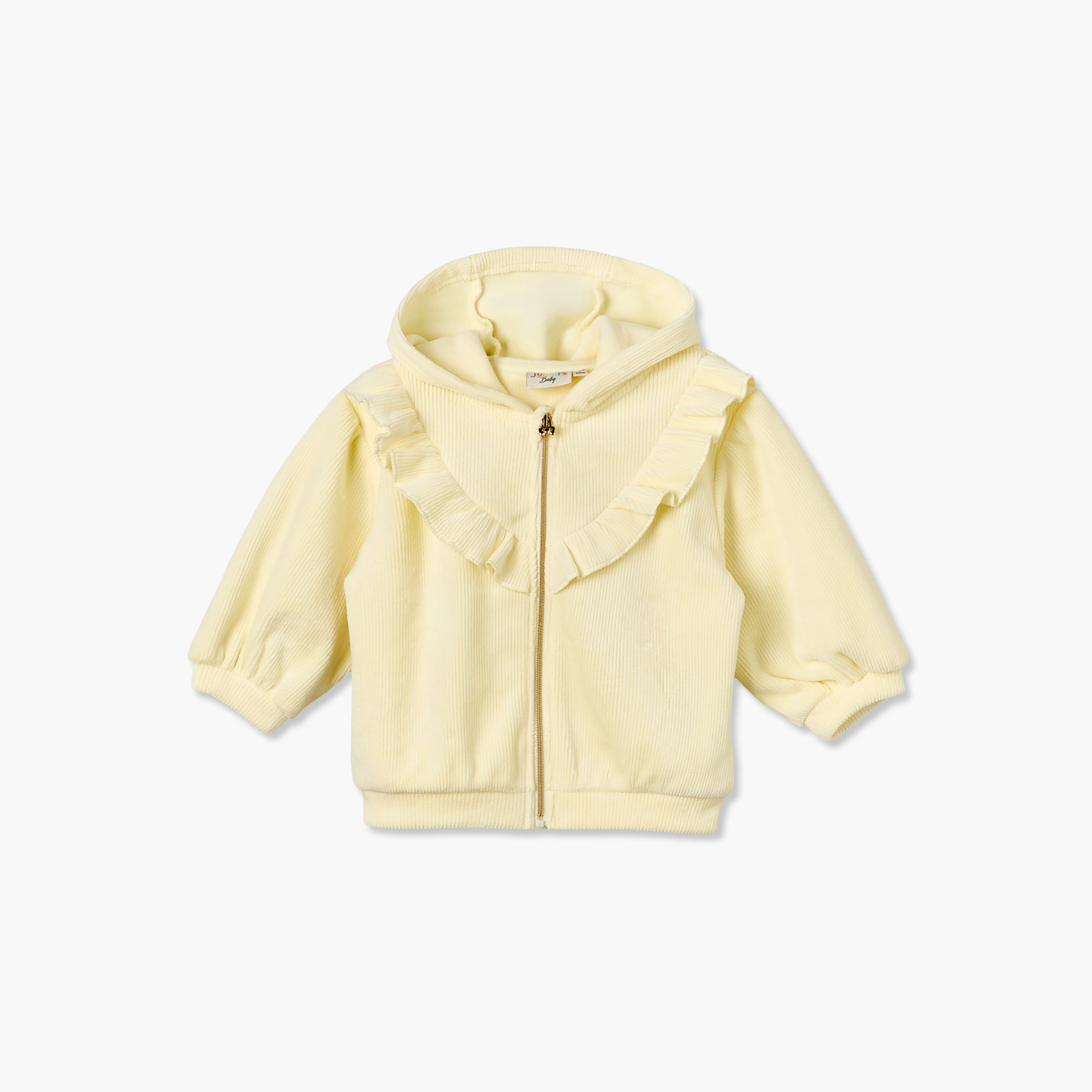 Juniors Hooded Sweatshirt with Long Sleeves-baby-girls-clothing-winterwear-sweatshirts-image-2