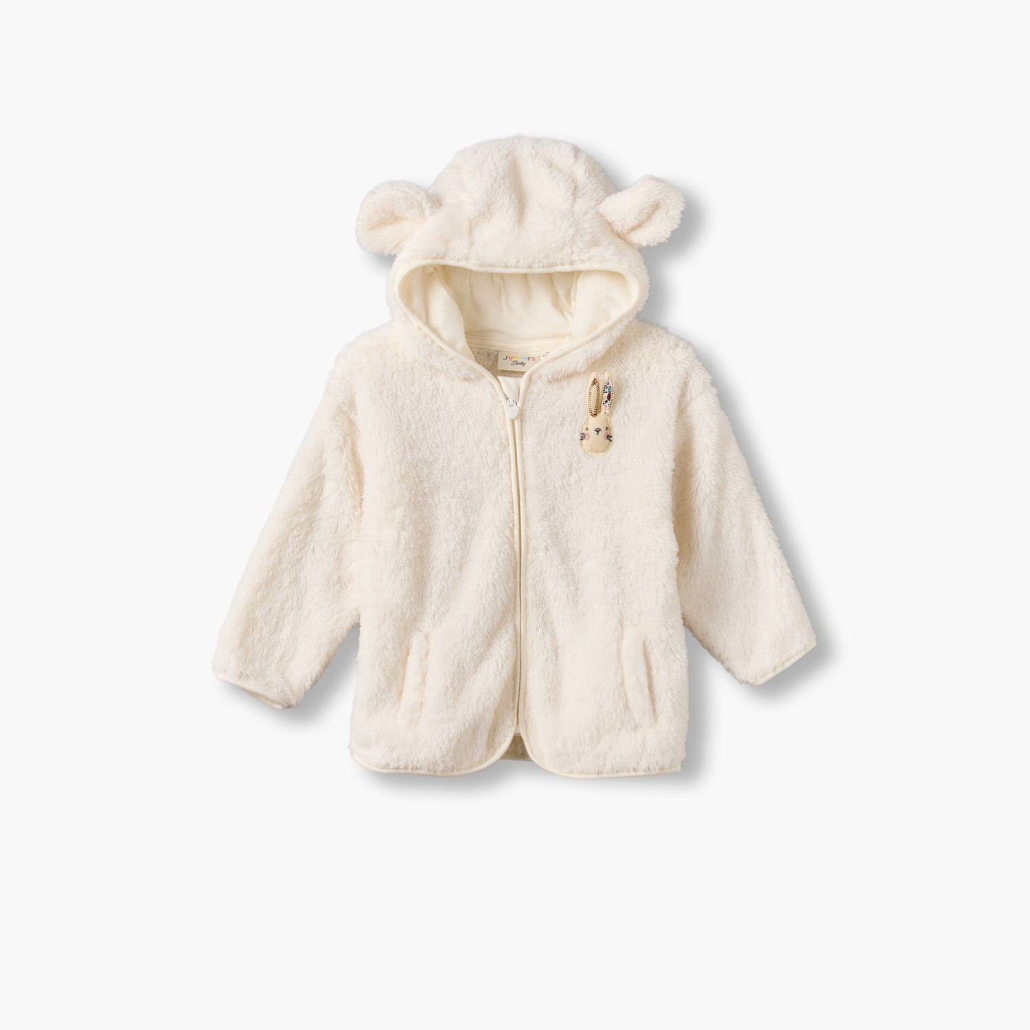 سويت شيرت بقبعة وأكمام طويلة من جونيورز-baby-girls-clothing-winterwear-sweatshirts-image-1