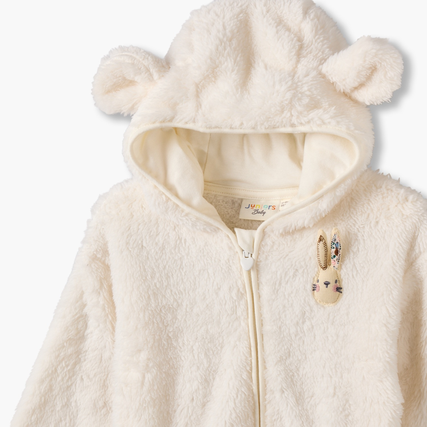 سويت شيرت بقبعة وأكمام طويلة من جونيورز-baby-girls-clothing-winterwear-sweatshirts-image-3