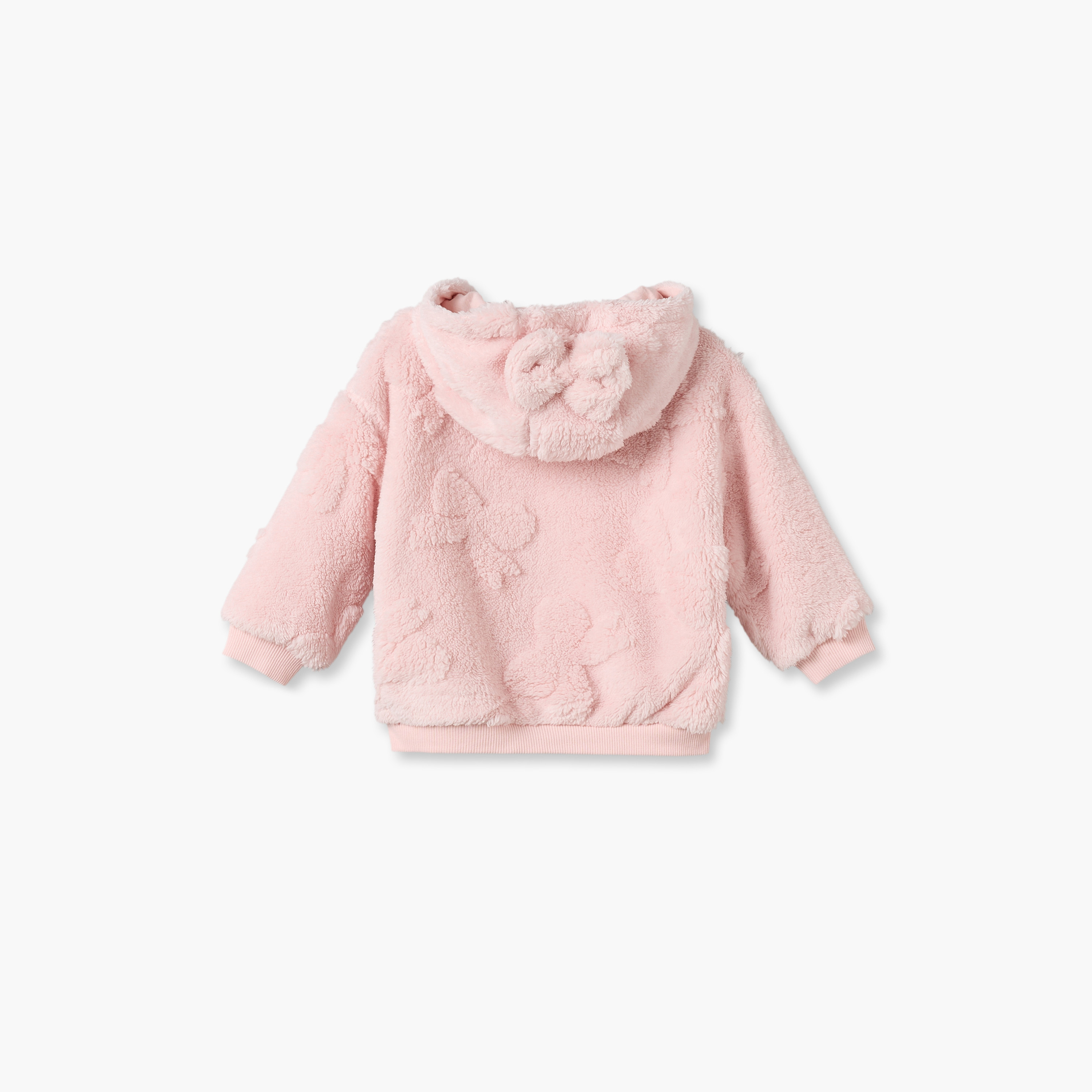 Juniors Faux Fur Zip Through Hoodie-baby-girls-clothing-winterwear-jacketsandcoats-image-3