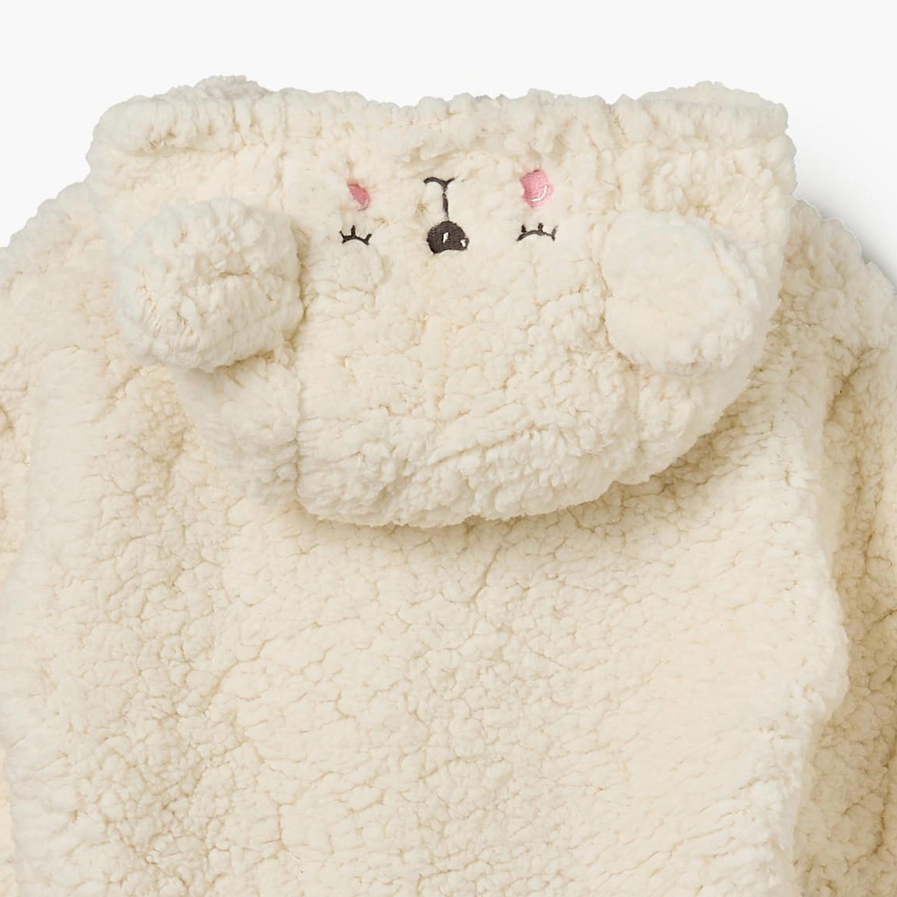 Juniors Hooded Jacket with Zip Closure-baby-girls-clothing-winterwear-jacketsandcoats-image-6