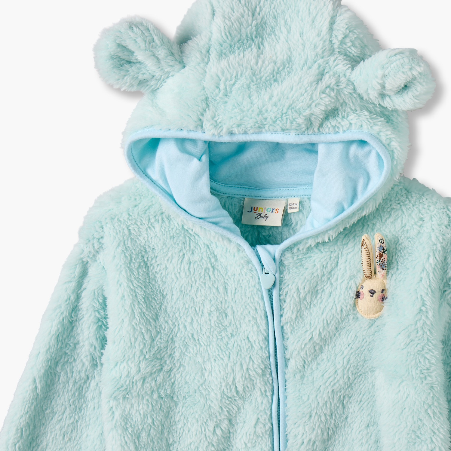 Juniors Hooded Sweatshirt with Long Sleeves-baby-girls-clothing-winterwear-sweatshirts-image-4
