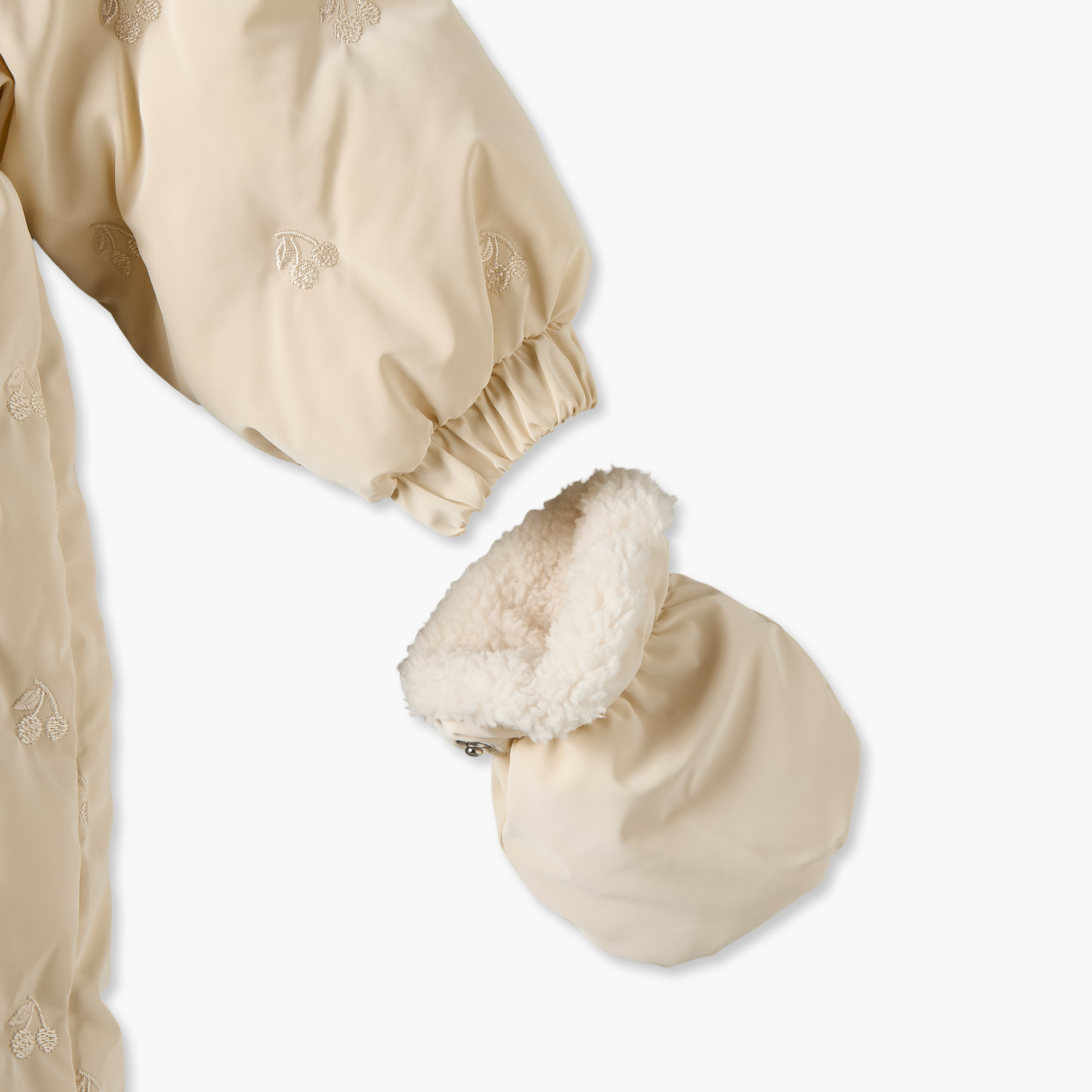 أوفرول مبطن بقبعة فرو صناعي وحذاء خفيف قابل للفصل من جونيورز-baby-girls-clothing-winterwear-sleepsuits-image-6