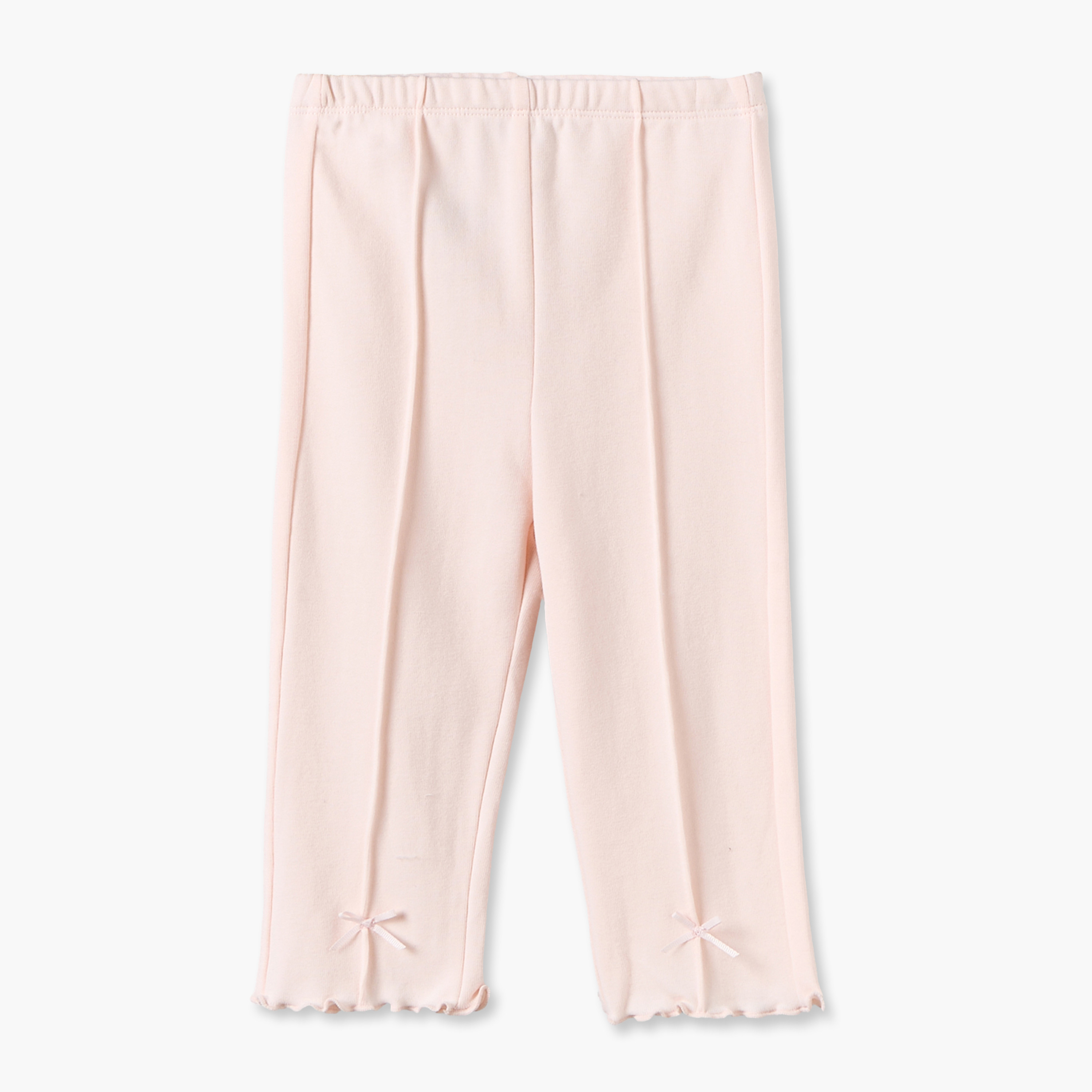 Juniors Crew Neck Long Sleeves Top and Pants Set with Lettuce Trim-baby-girls-clothing-setsandcoords-image-4