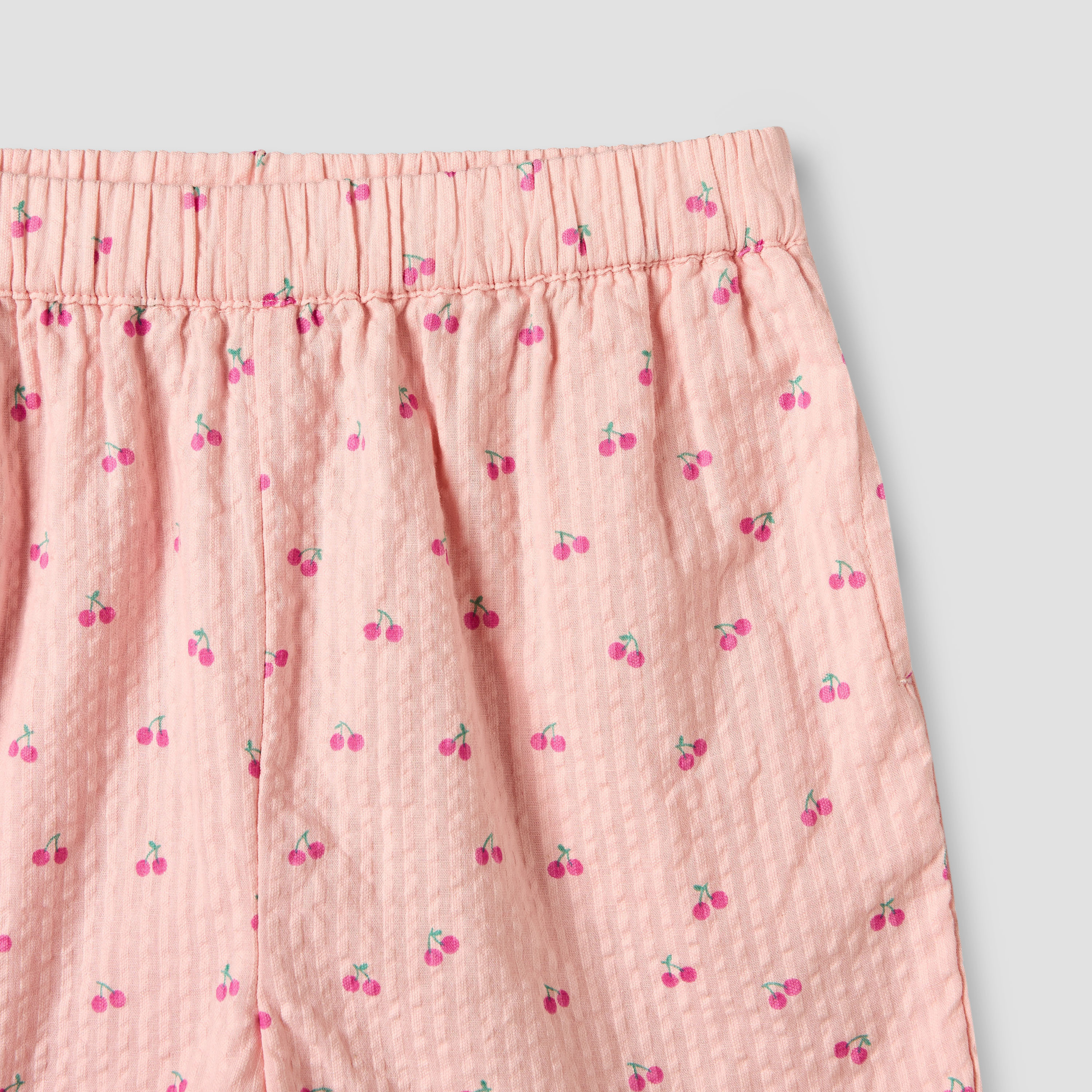 طقم شورت وبلوزة بأكمام قصيرة وياقة وطبعات من جونيورز-baby-girls-clothing-setsandcoords-image-8