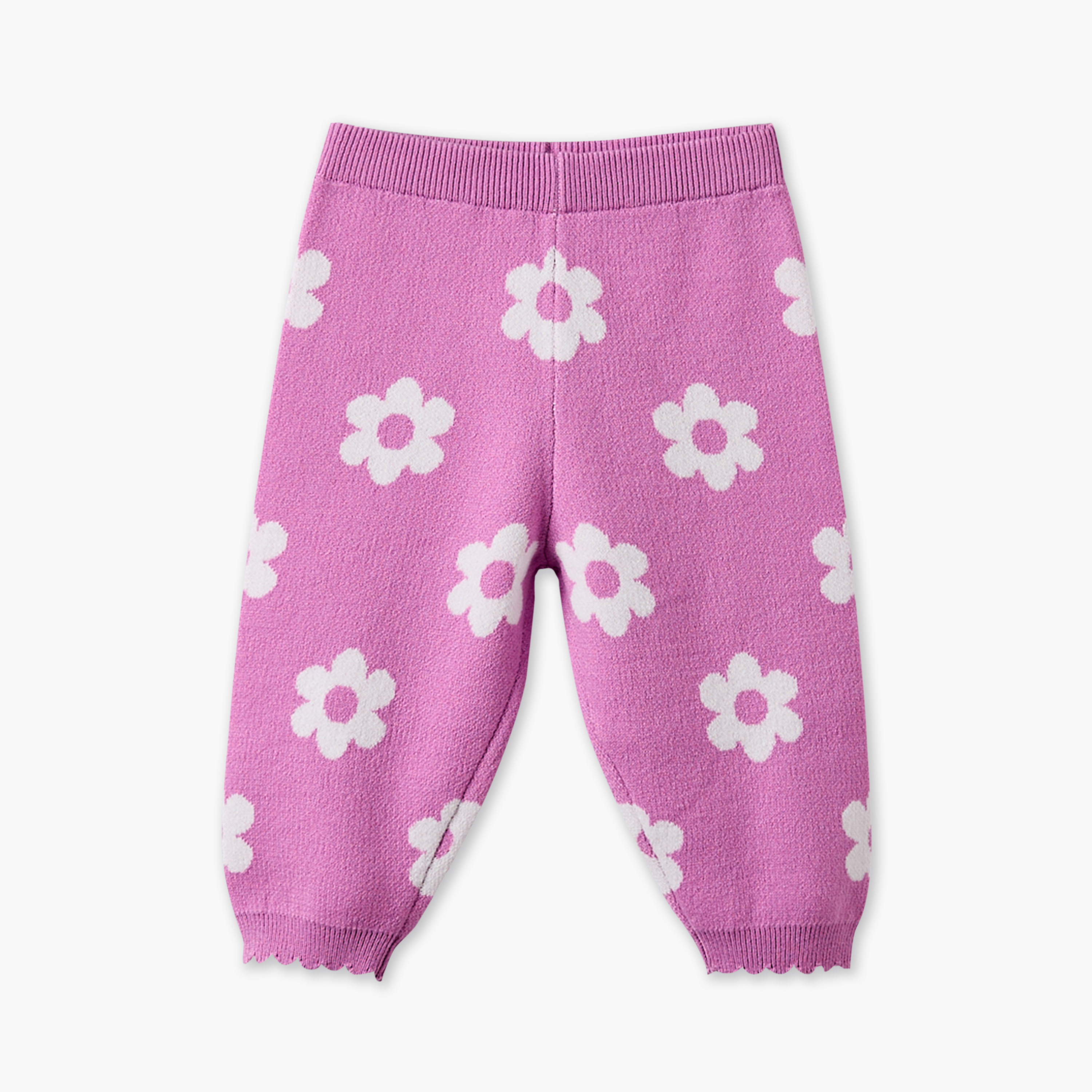 طقم كارديجان بياقة بيتر بان وأكمام طويلة وبنطلون بطبعات من جونيورز-baby-girls-clothing-setsandcoords-image-4