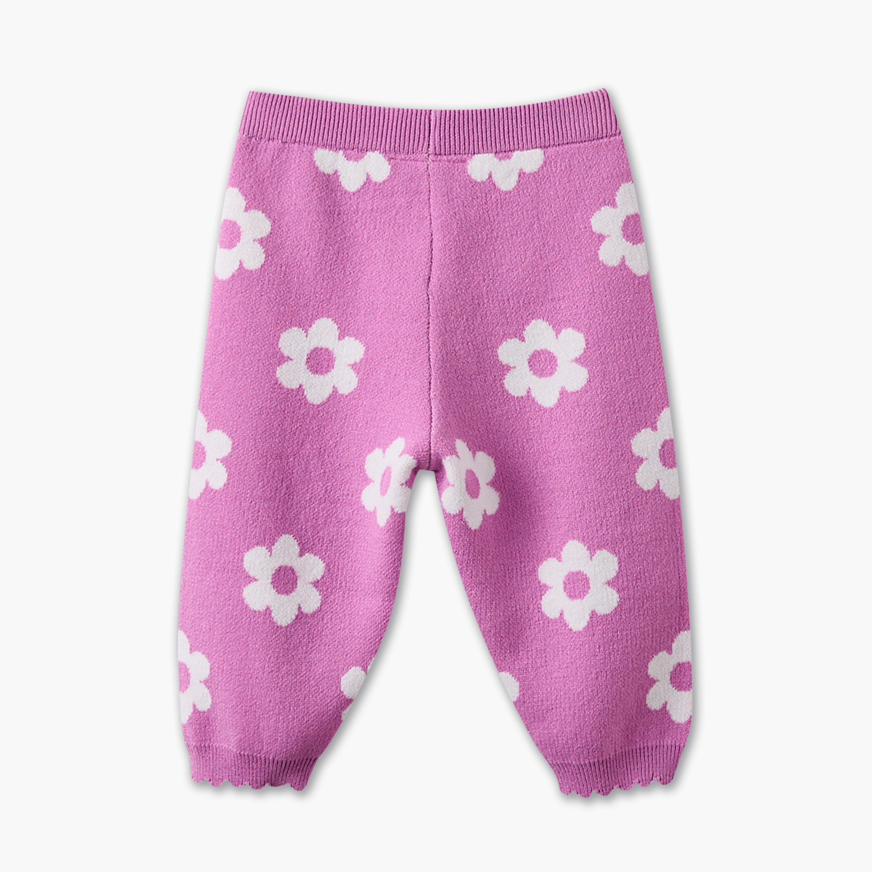 طقم كارديجان بياقة بيتر بان وأكمام طويلة وبنطلون بطبعات من جونيورز-baby-girls-clothing-setsandcoords-image-6