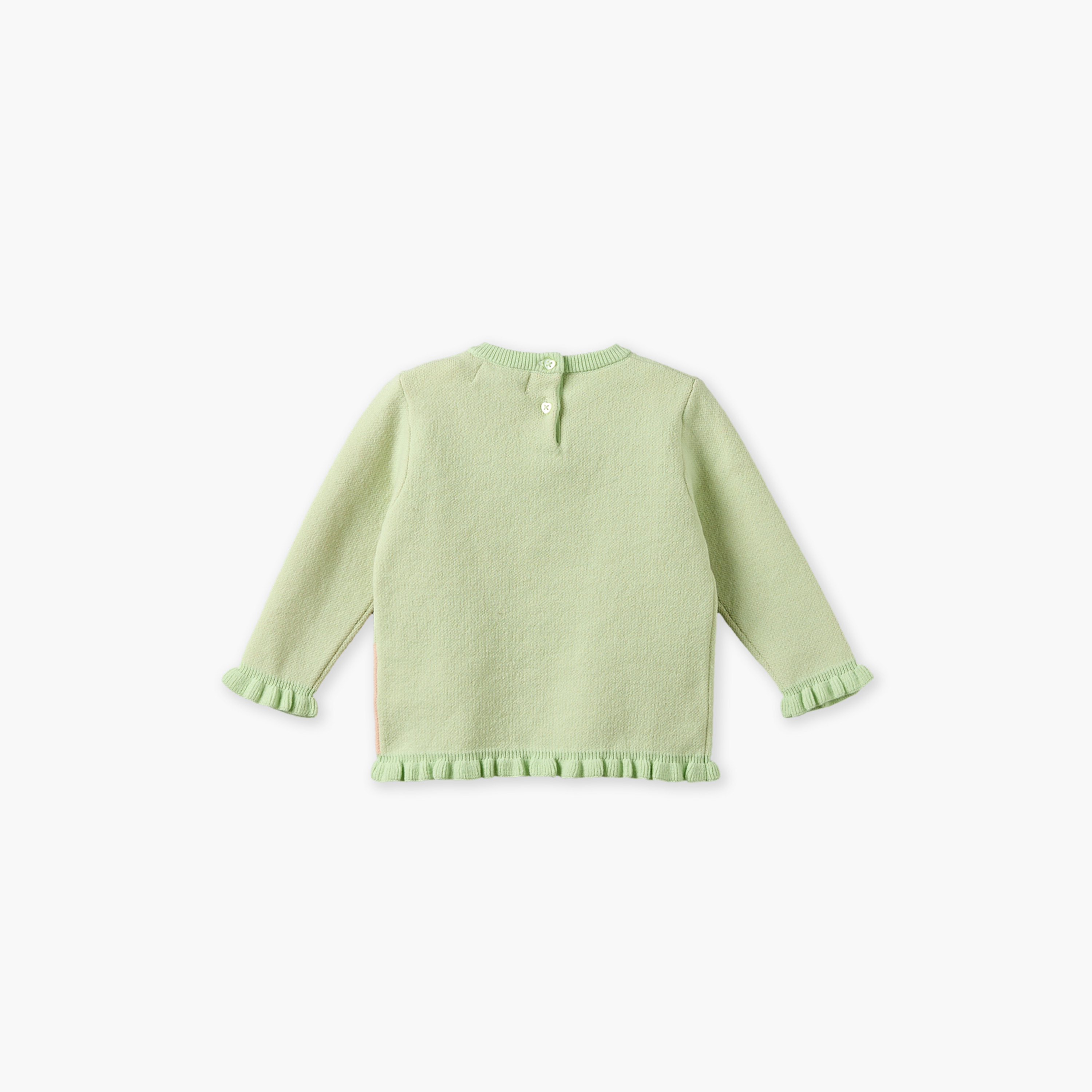 Juniors Crew Neck Long Sleeves Sweater and Pants Set with Bunny Motif-baby-girls-clothing-setsandcoords-image-4