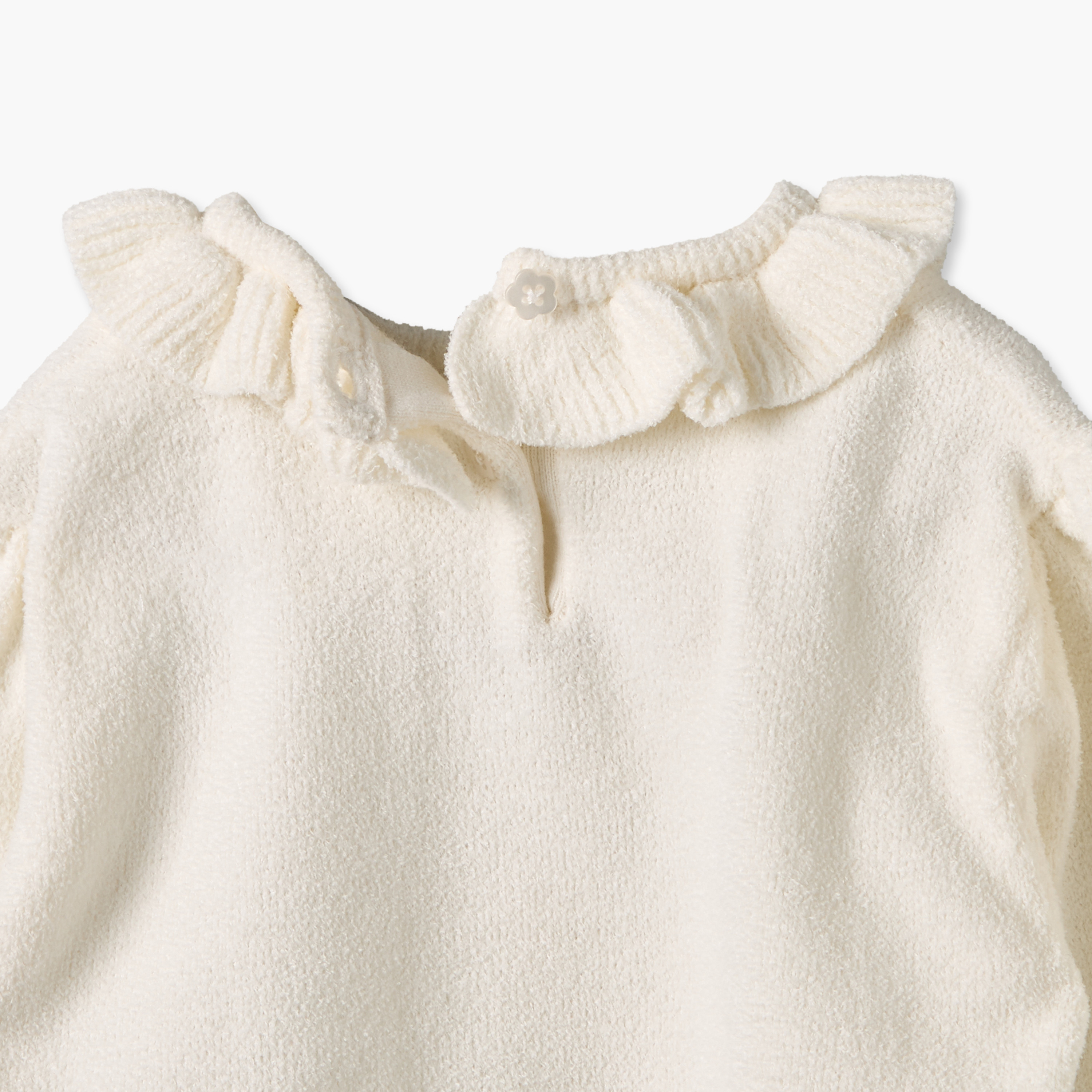 طقم بلوزة بأكمام طويلة وياقة عادية وبنطلون بزخارف فيونكة للبنات من جونيورز-baby-girls-clothing-setsandcoords-image-7