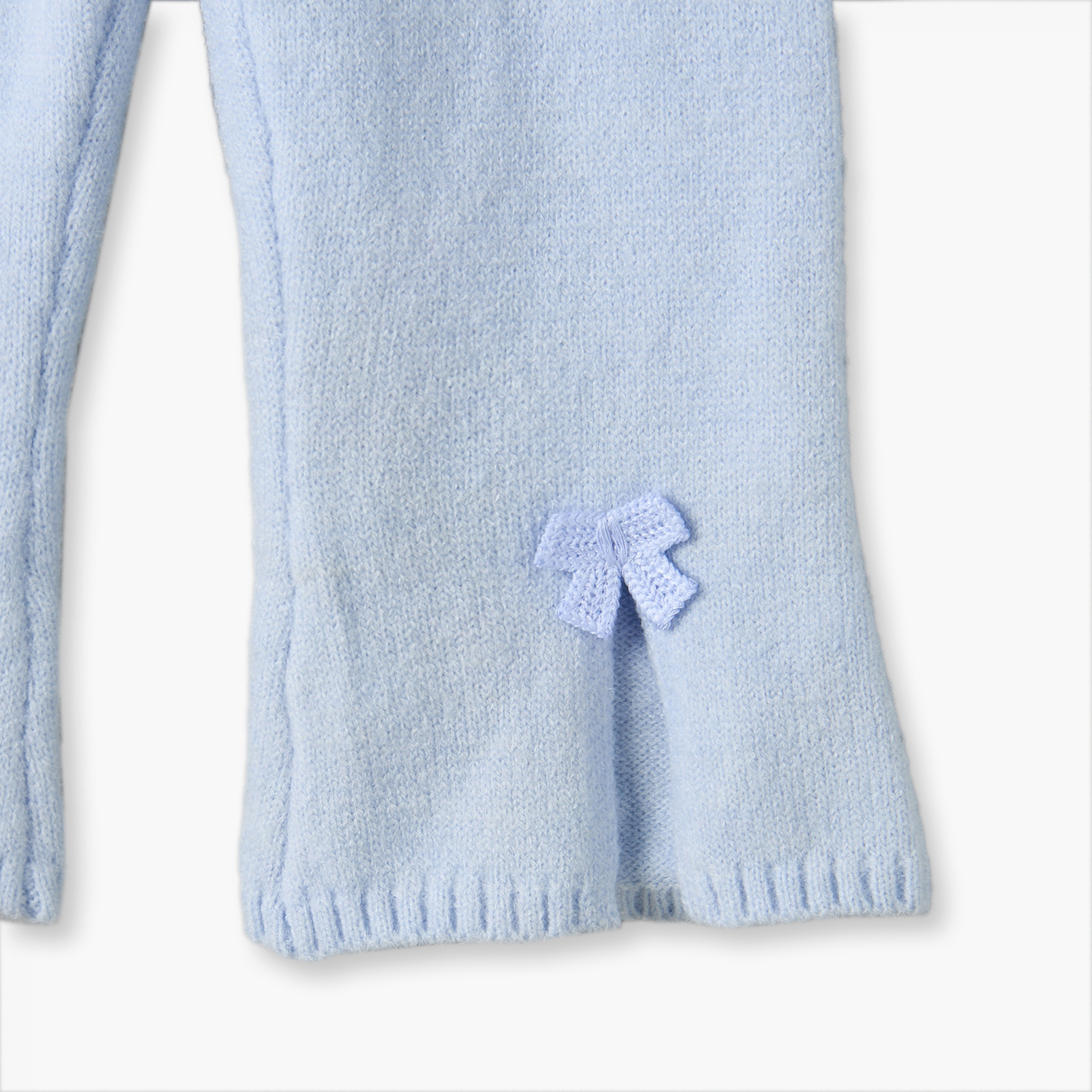Juniors Collared Long Sleeves Sweater and Pants Set with Bow Accent-baby-girls-clothing-setsandcoords-image-7