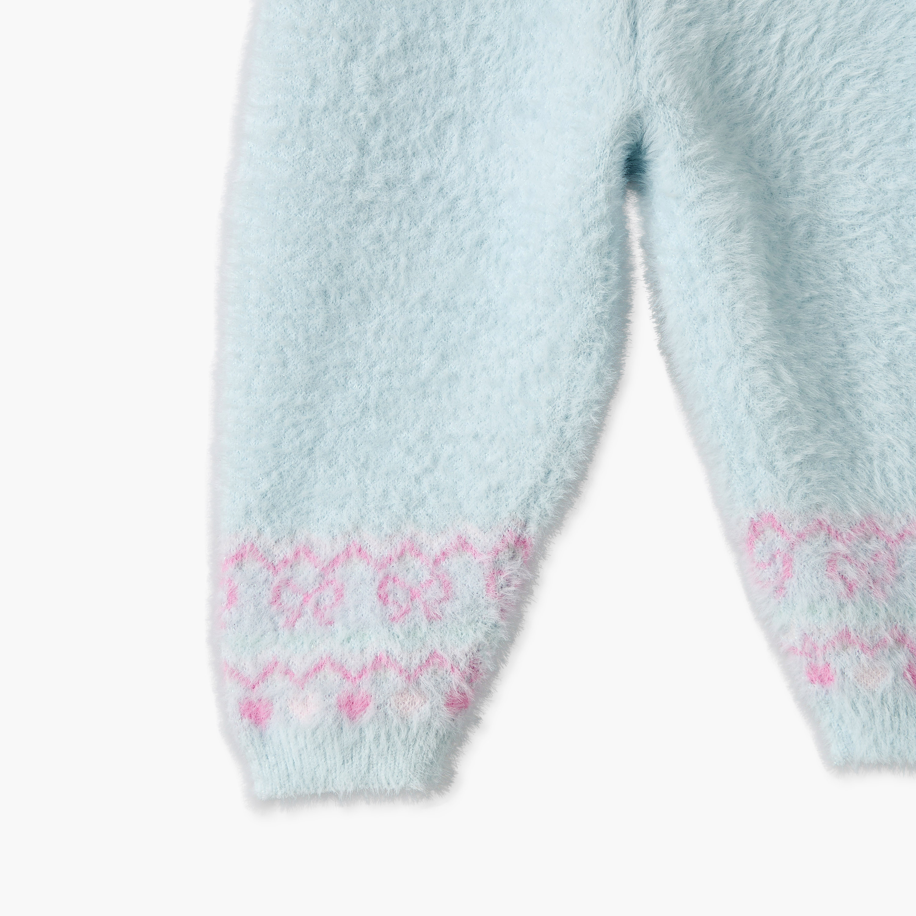 طقم سويت شيرت بغطاء رأس وأكمام طويلة وبنطلون بطبعة من جونيورز-baby-girls-clothing-setsandcoords-image-10