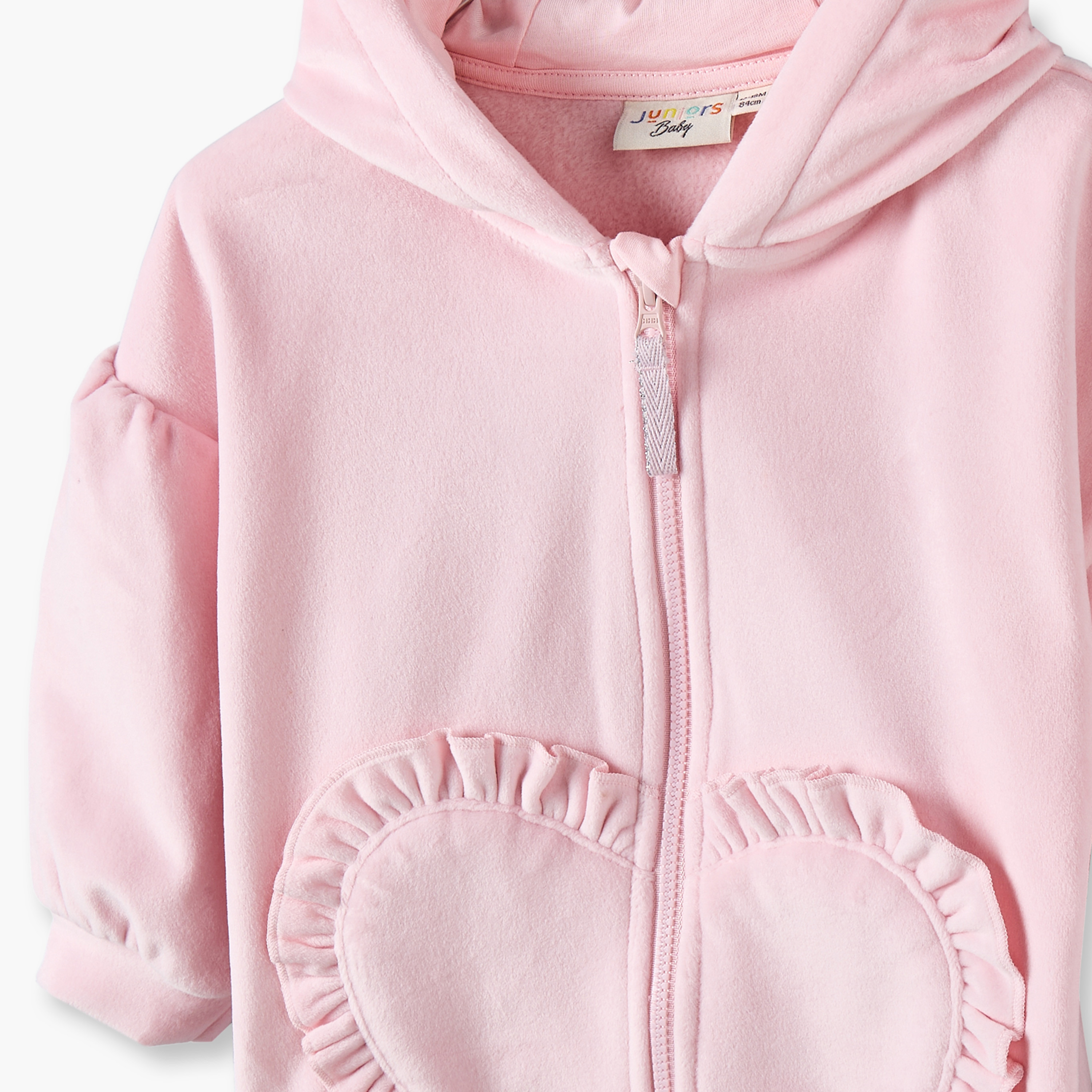 Juniors Hooded Neck Long Sleeves Jacket and Joggers Set with T-shirt-baby-girls-clothing-setsandcoords-image-9