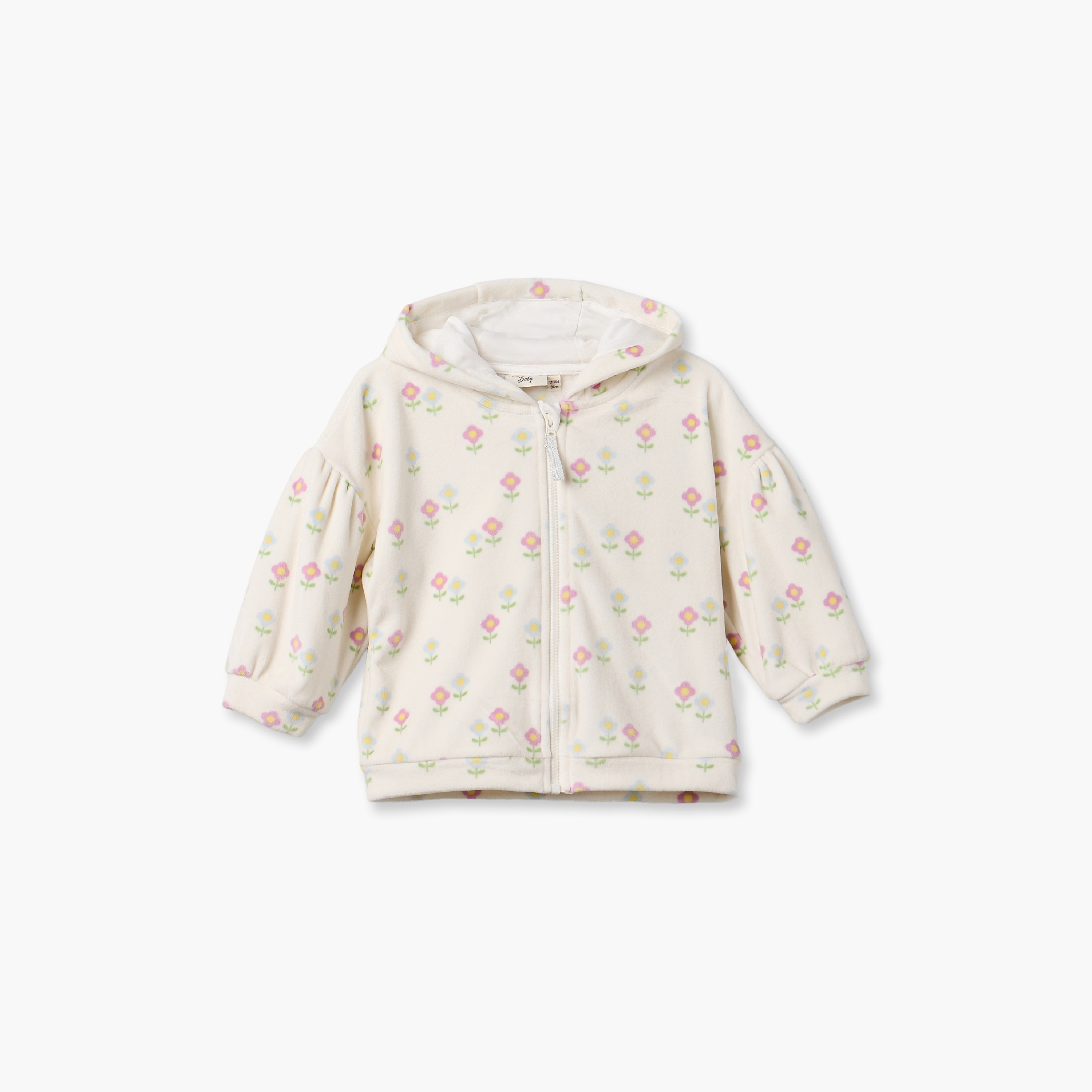Juniors Hooded Long Sleeves Sweatshirt and Joggers Set with Floral Embroidered Top-baby-girls-clothing-setsandcoords-image-3
