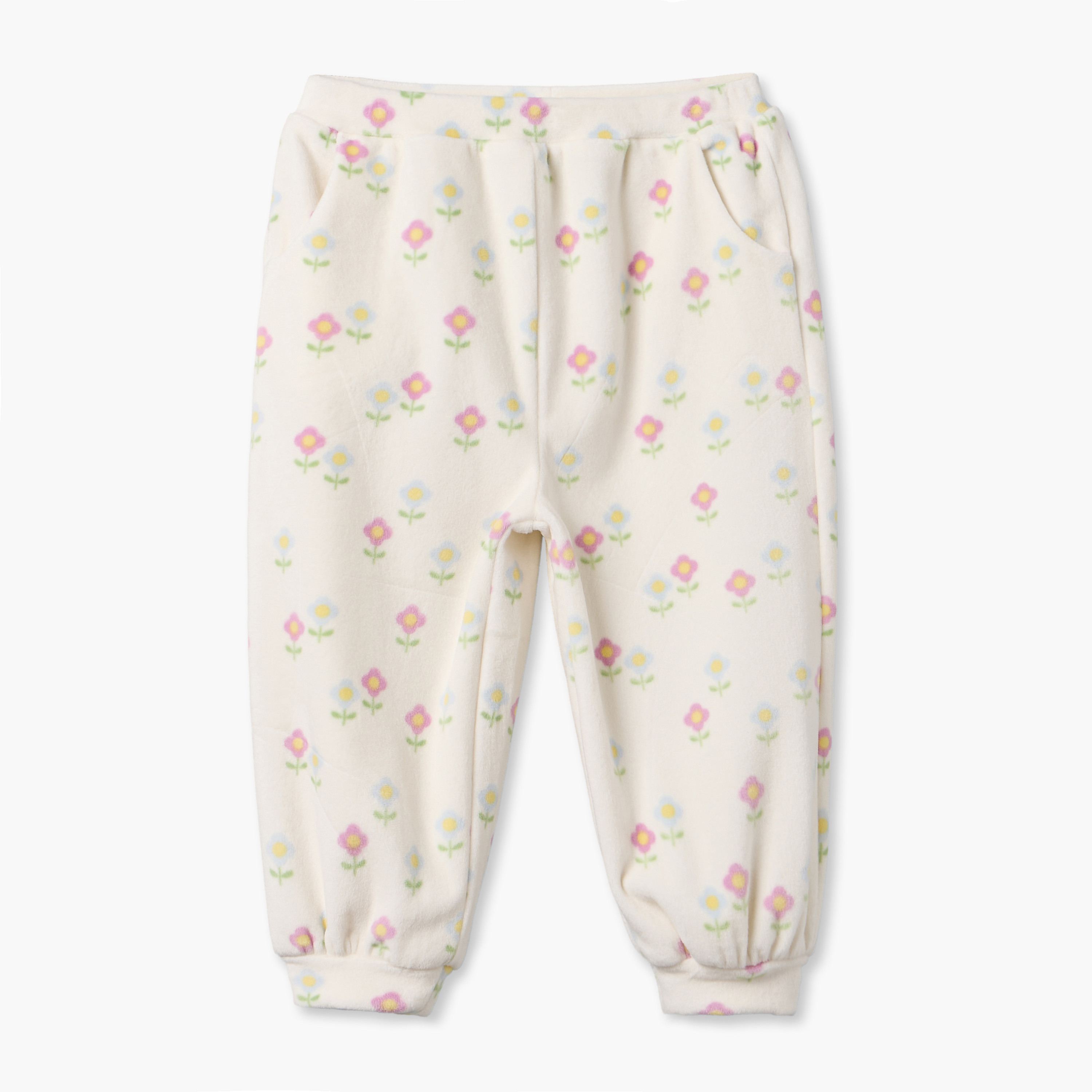 Juniors Hooded Long Sleeves Sweatshirt and Joggers Set with Floral Embroidered Top-baby-girls-clothing-setsandcoords-image-7