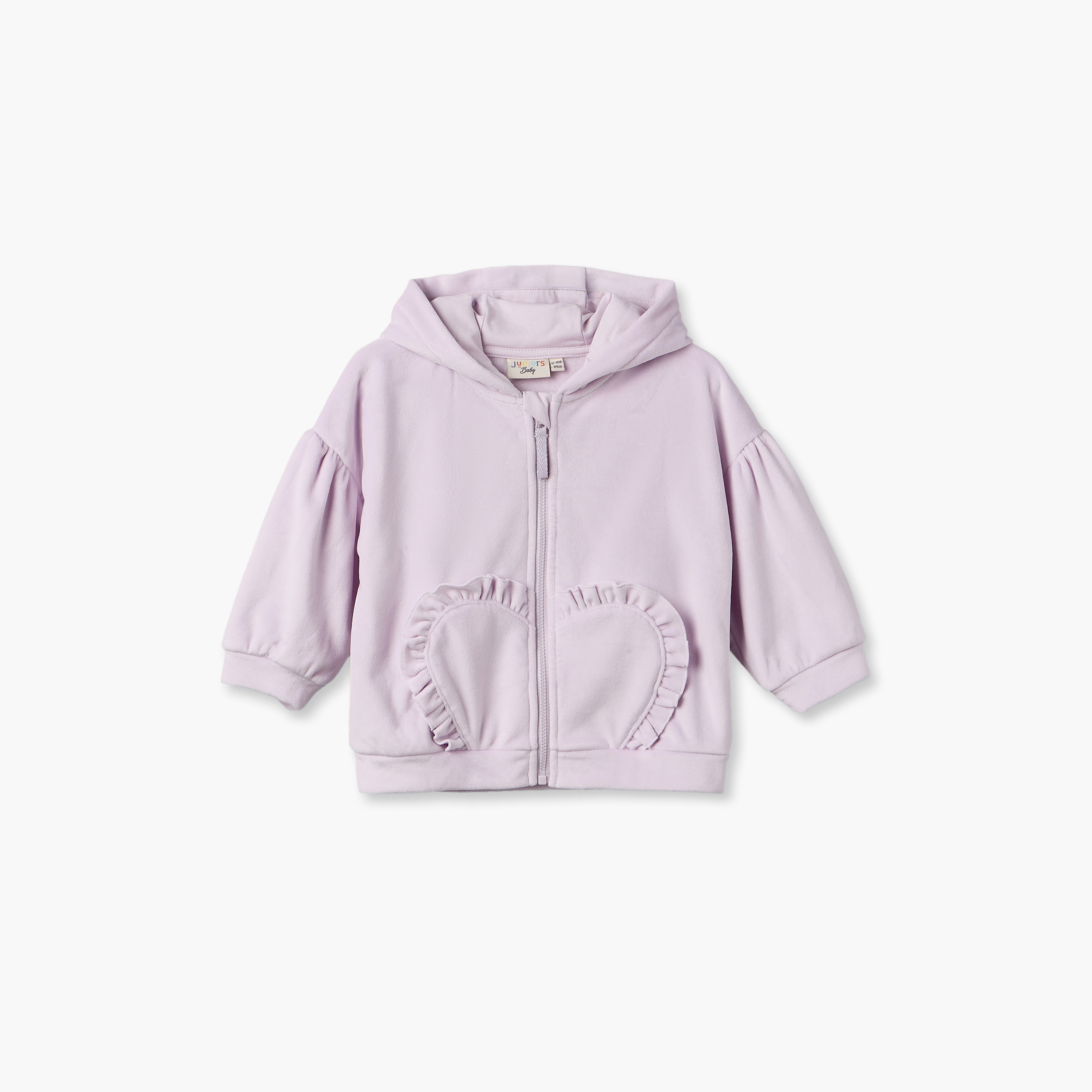 طقم بنطلون رياضي وجاكيت بقبعة وأكمام طويلة وتيشيرت من جونيورز-baby-girls-clothing-setsandcoords-image-3