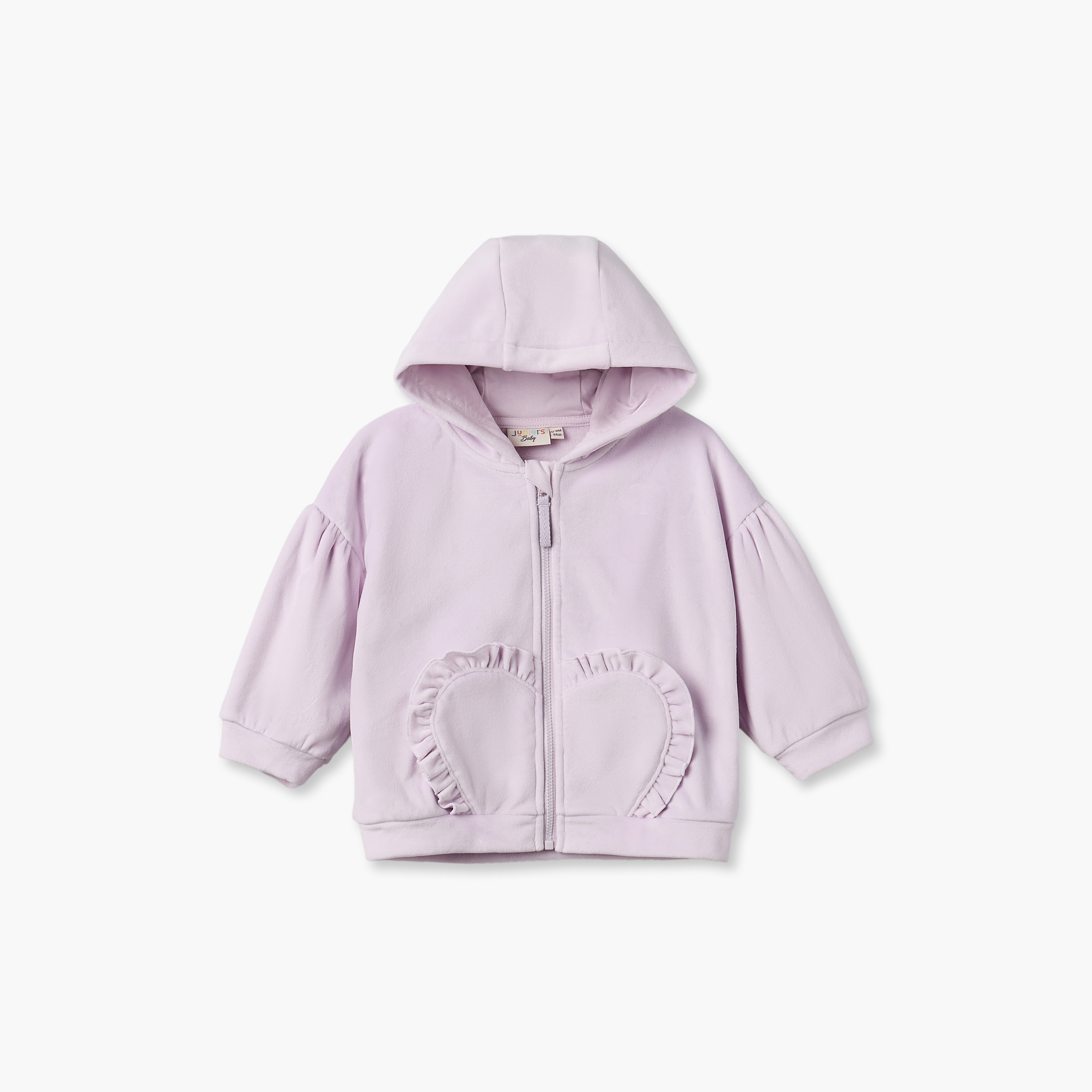 طقم بنطلون رياضي وجاكيت بقبعة وأكمام طويلة وتيشيرت من جونيورز-baby-girls-clothing-setsandcoords-image-4