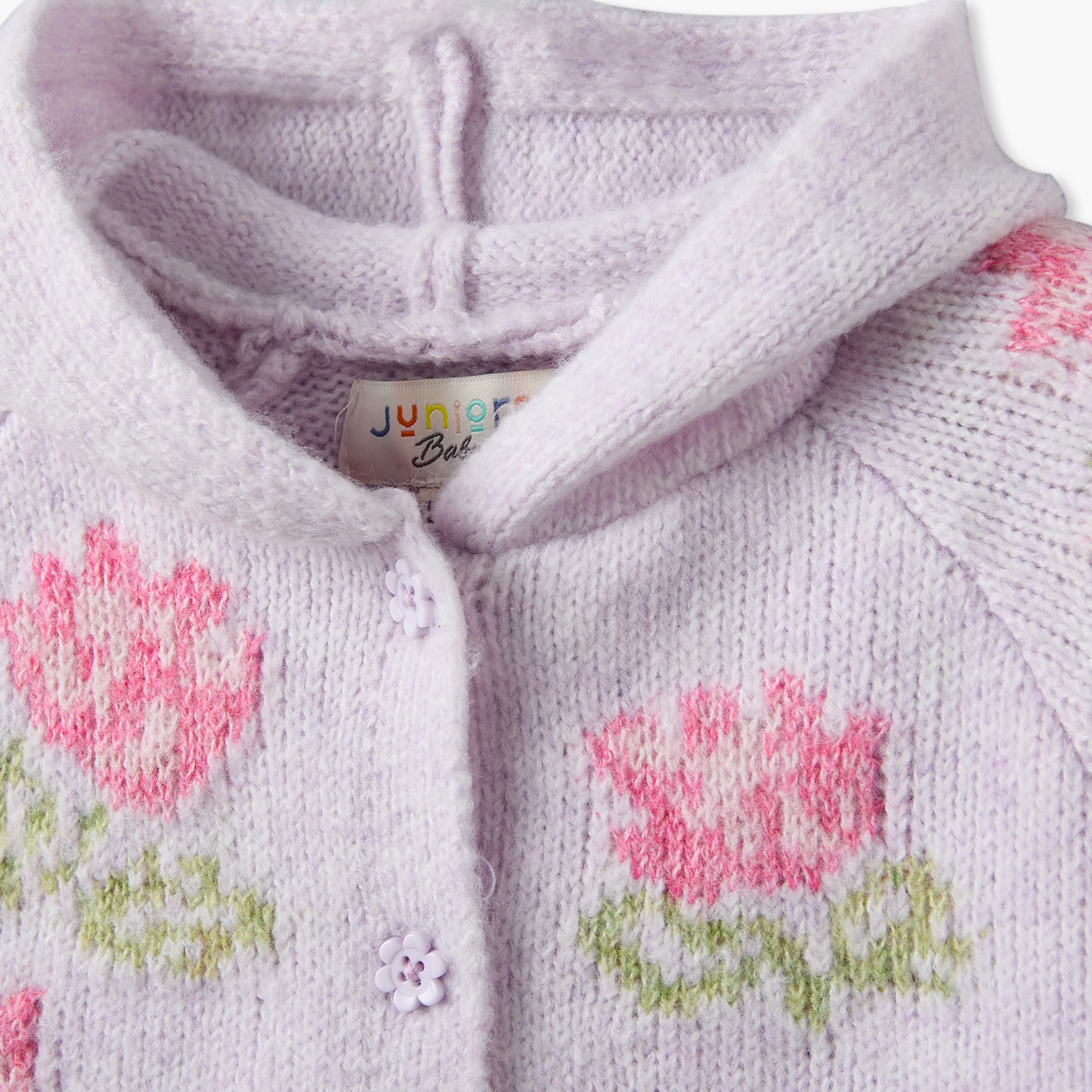 Juniors Hooded Long Sleeves Cardigan and Joggers Set with Embroidery-baby-girls-clothing-setsandcoords-image-7