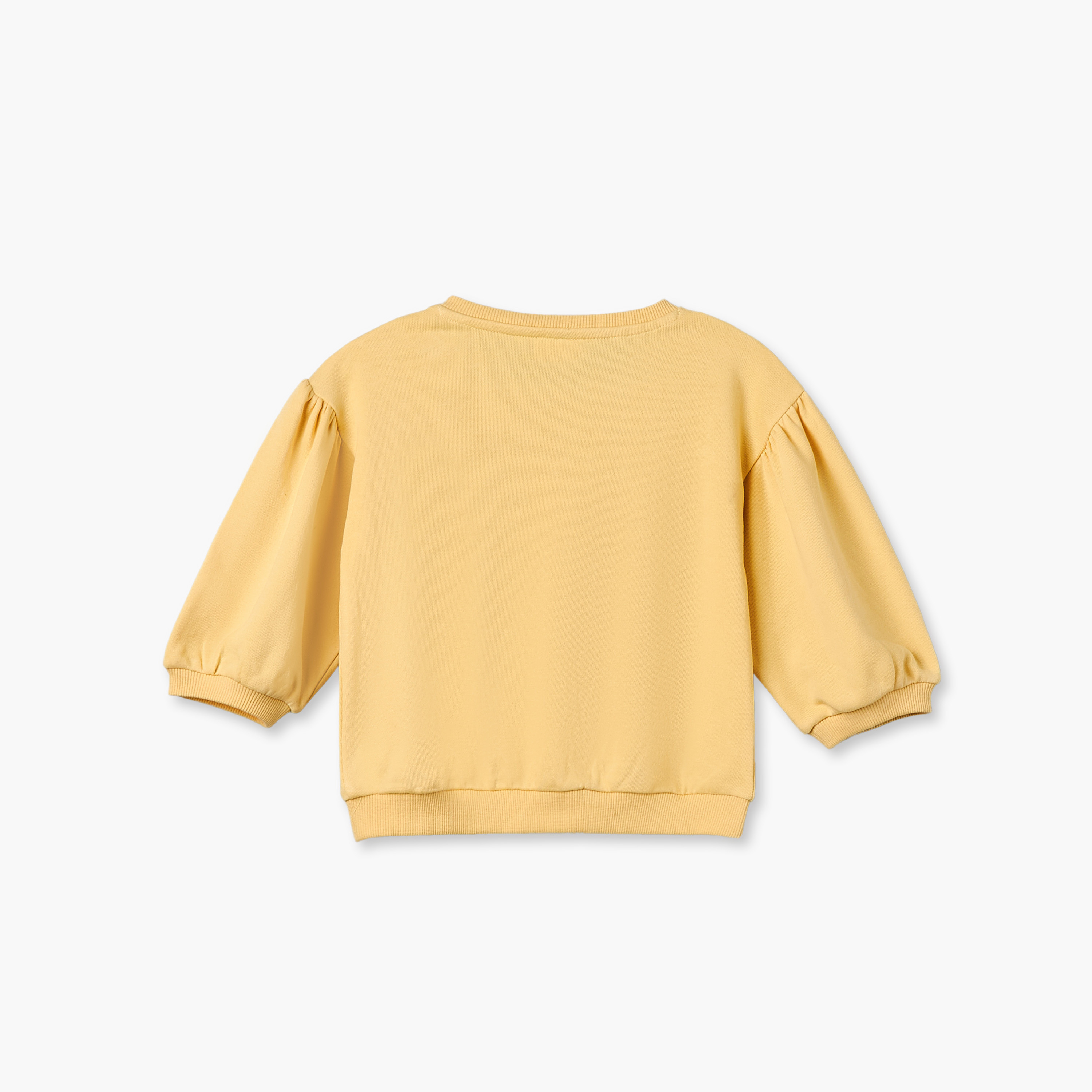 طقم سويت شيرت بأكمام طويلة وياقة مستديرة مع بنطلون رياضي بطبعات زهور من جونيورز-baby-girls-clothing-setsandcoords-image-5