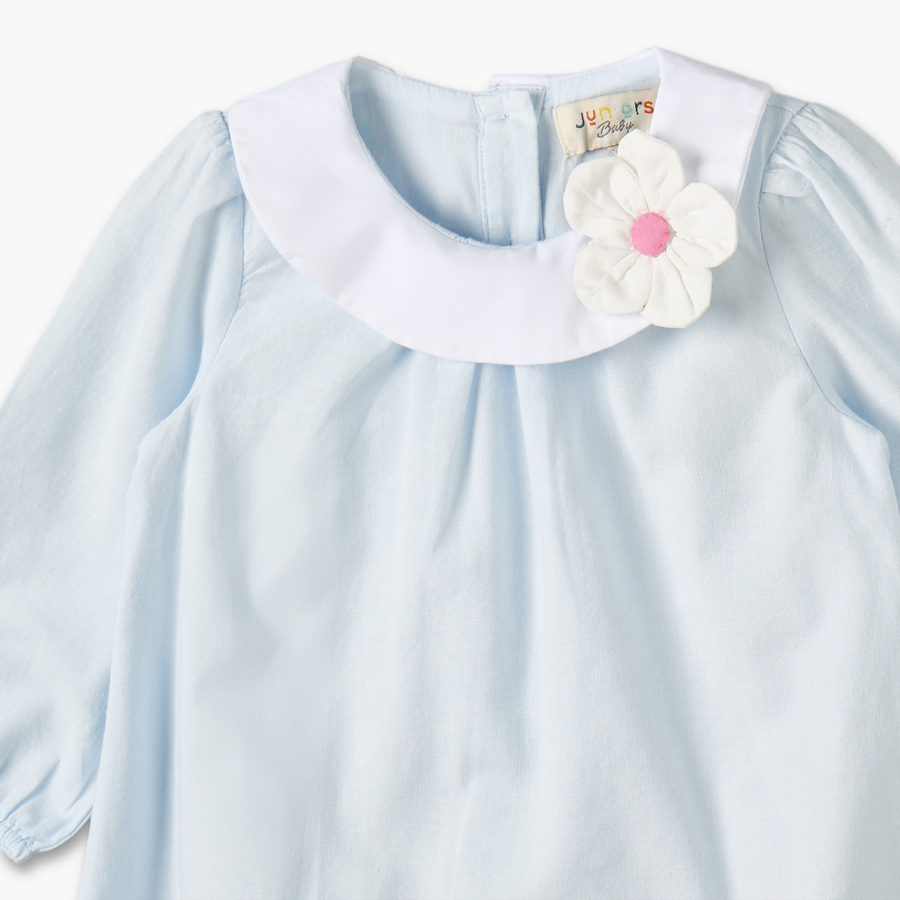 Juniors Crew Long Sleeves Romper with Polka Dot Print-baby-girls-clothing-rompers-image-3