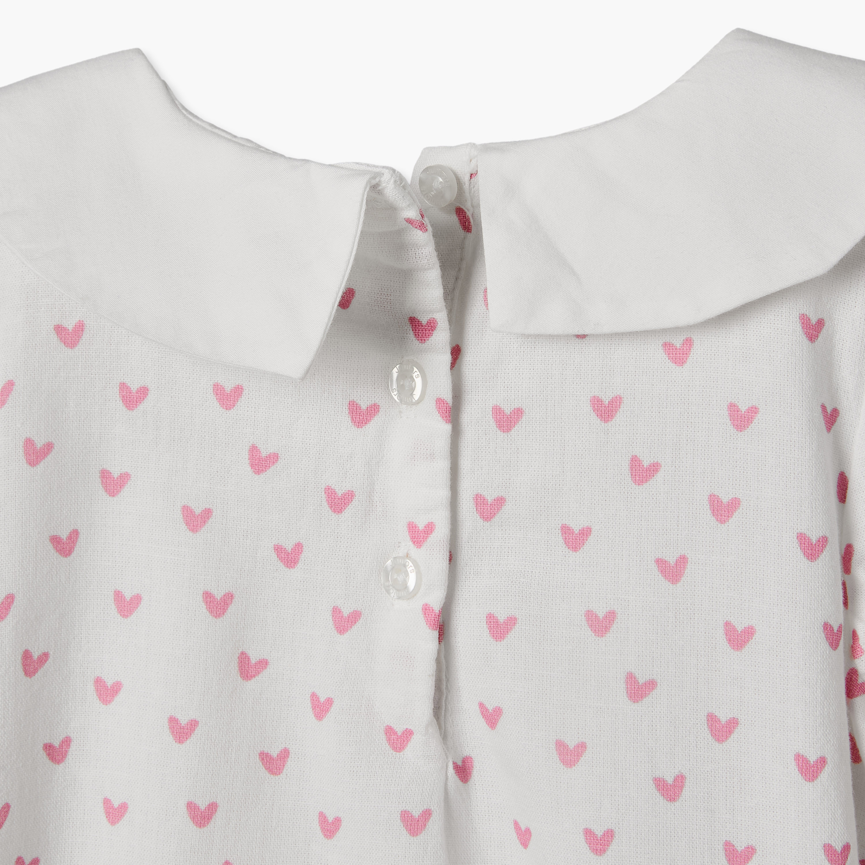 رومبر بياقة وأكمام طويلة مع تفاصيل زهور من جونيورز-baby-girls-clothing-rompers-image-6