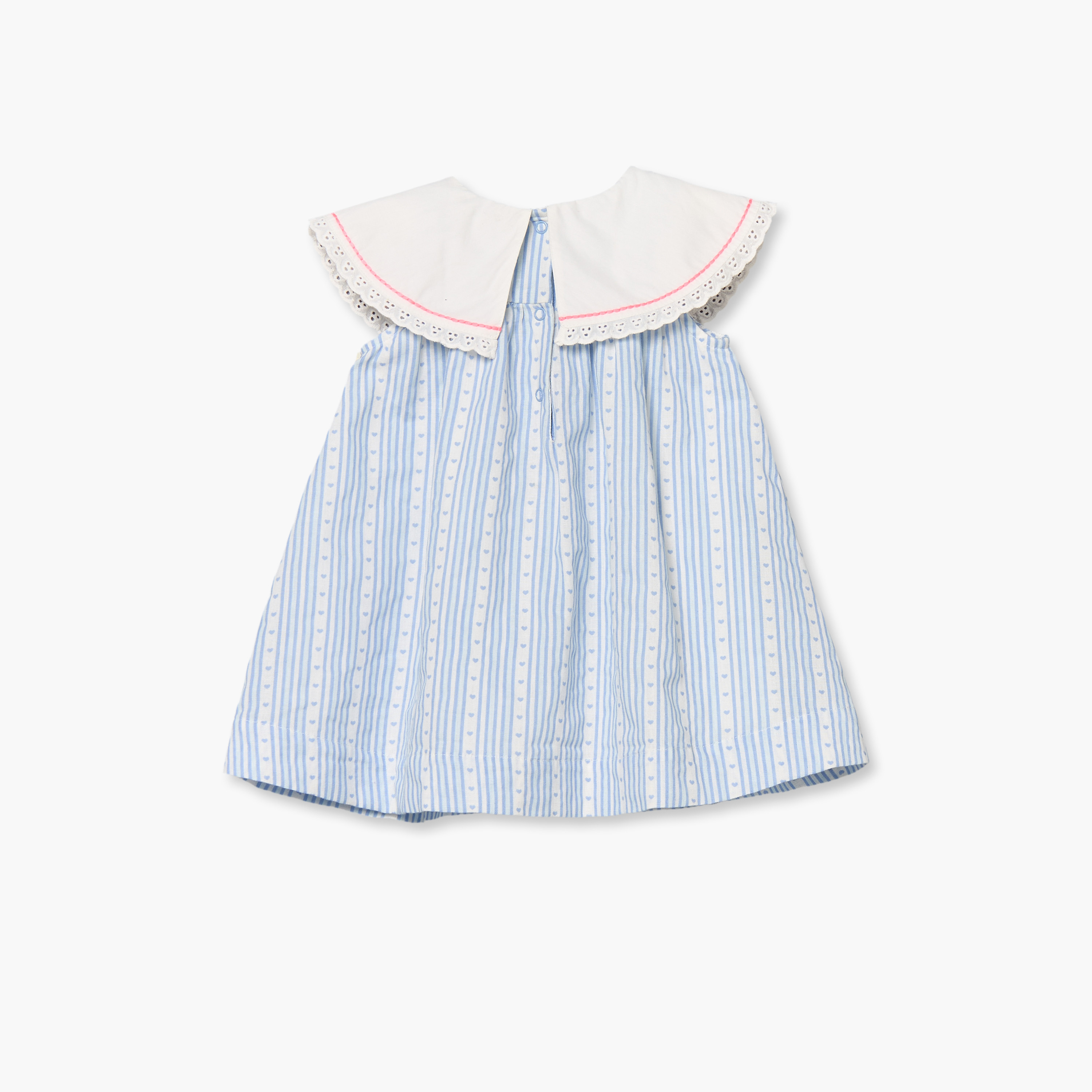 فستان دون أكمام بطول الركبة وياقة مع شريطة رأس من جونيورز-baby-girls-clothing-dressesandjumpsuits-image-2