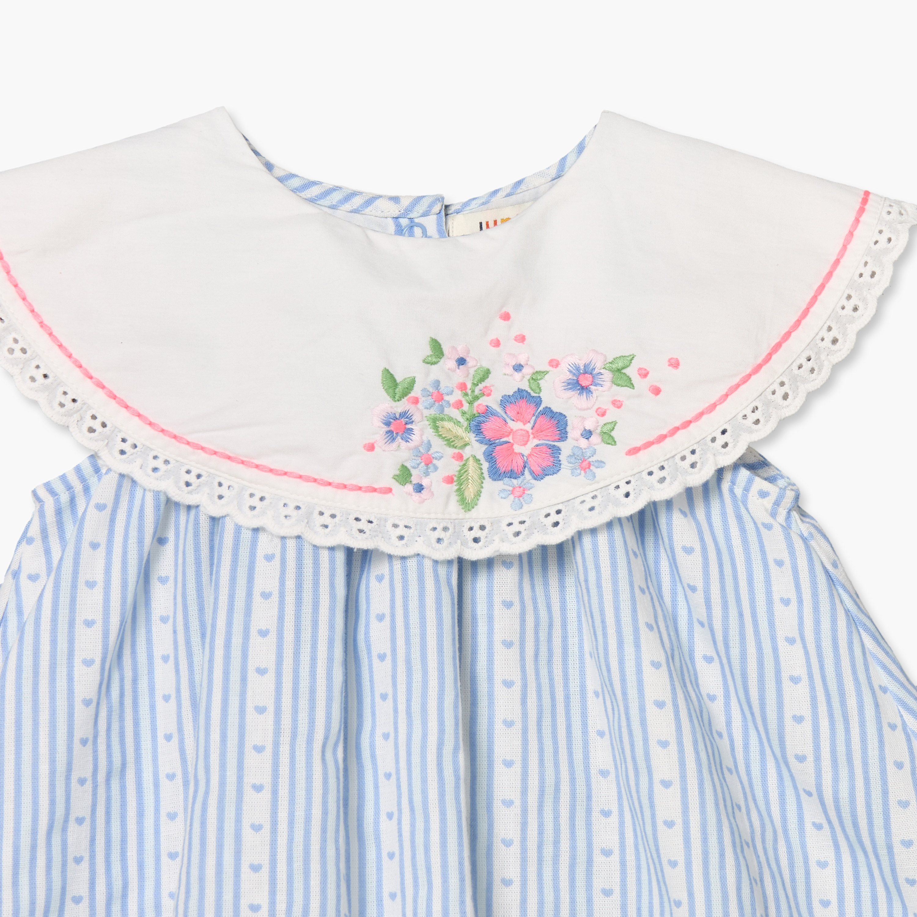 فستان دون أكمام بطول الركبة وياقة مع شريطة رأس من جونيورز-baby-girls-clothing-dressesandjumpsuits-image-4