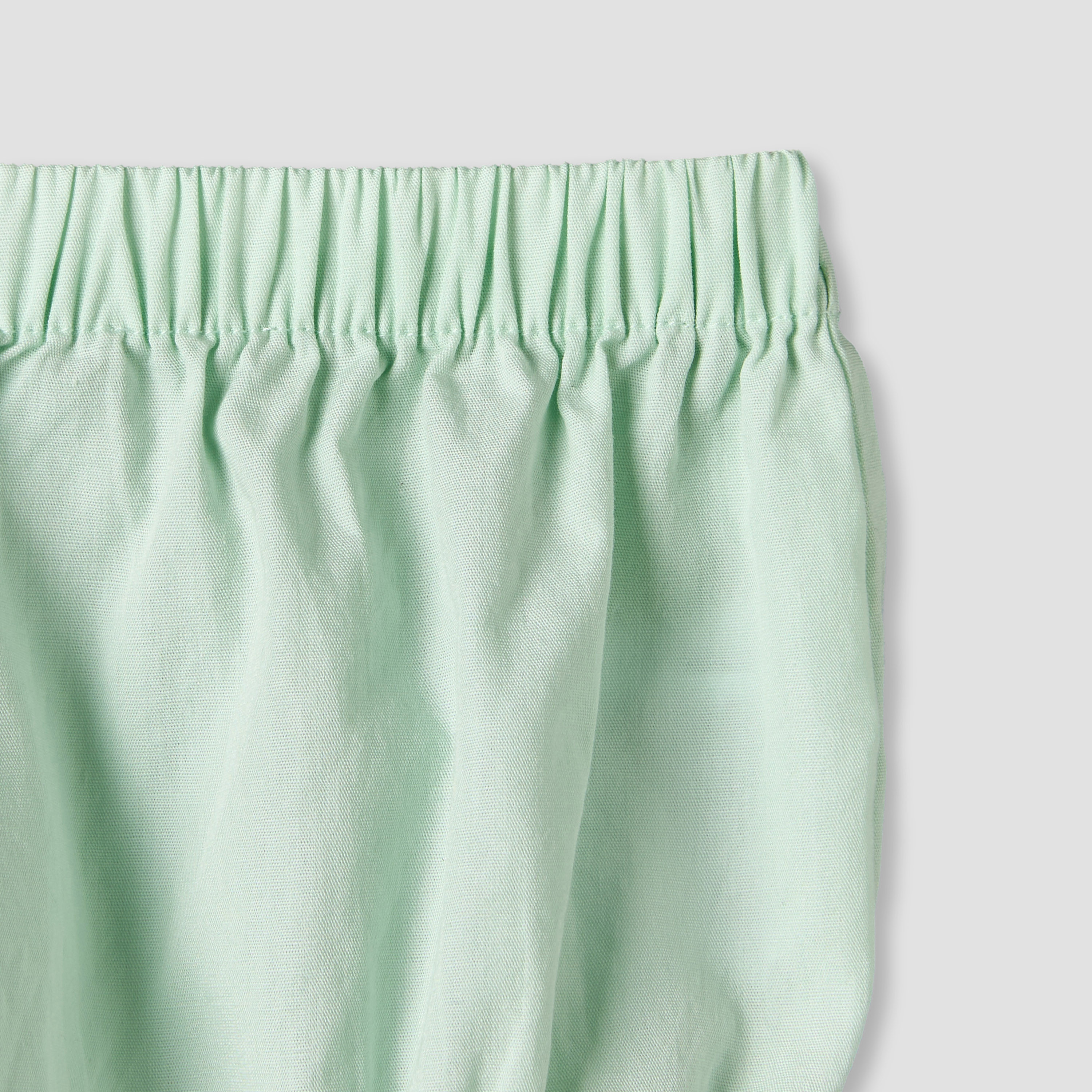 فستان دون أكمام بطول الركبة وياقة مع سروال بلومر من جونيورز-baby-girls-clothing-dressesandjumpsuits-image-9