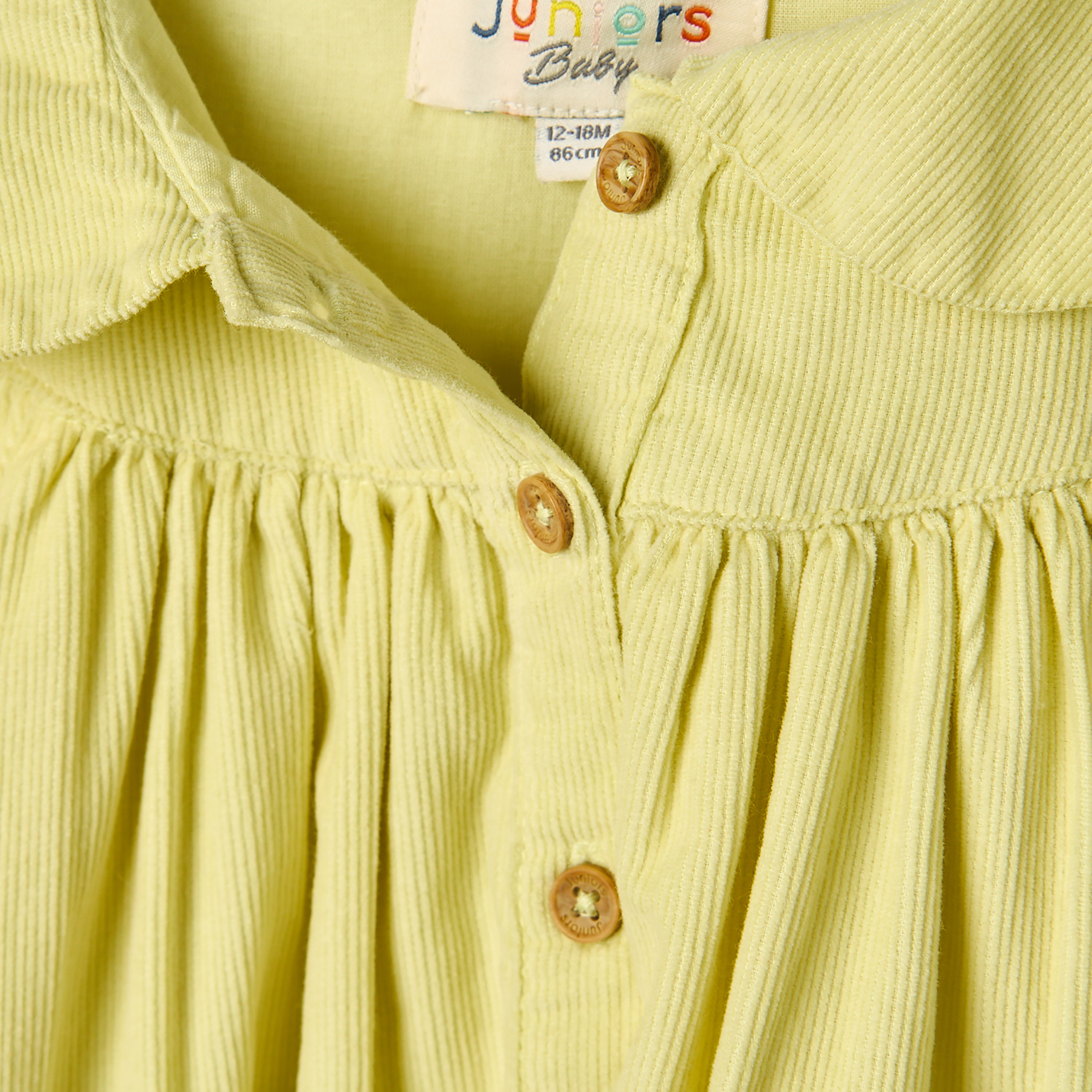 Juniors Peter Pan Collar Long Sleeves Knee Length A-line Dress with Bloomers-baby-girls-clothing-dressesandjumpsuits-image-9