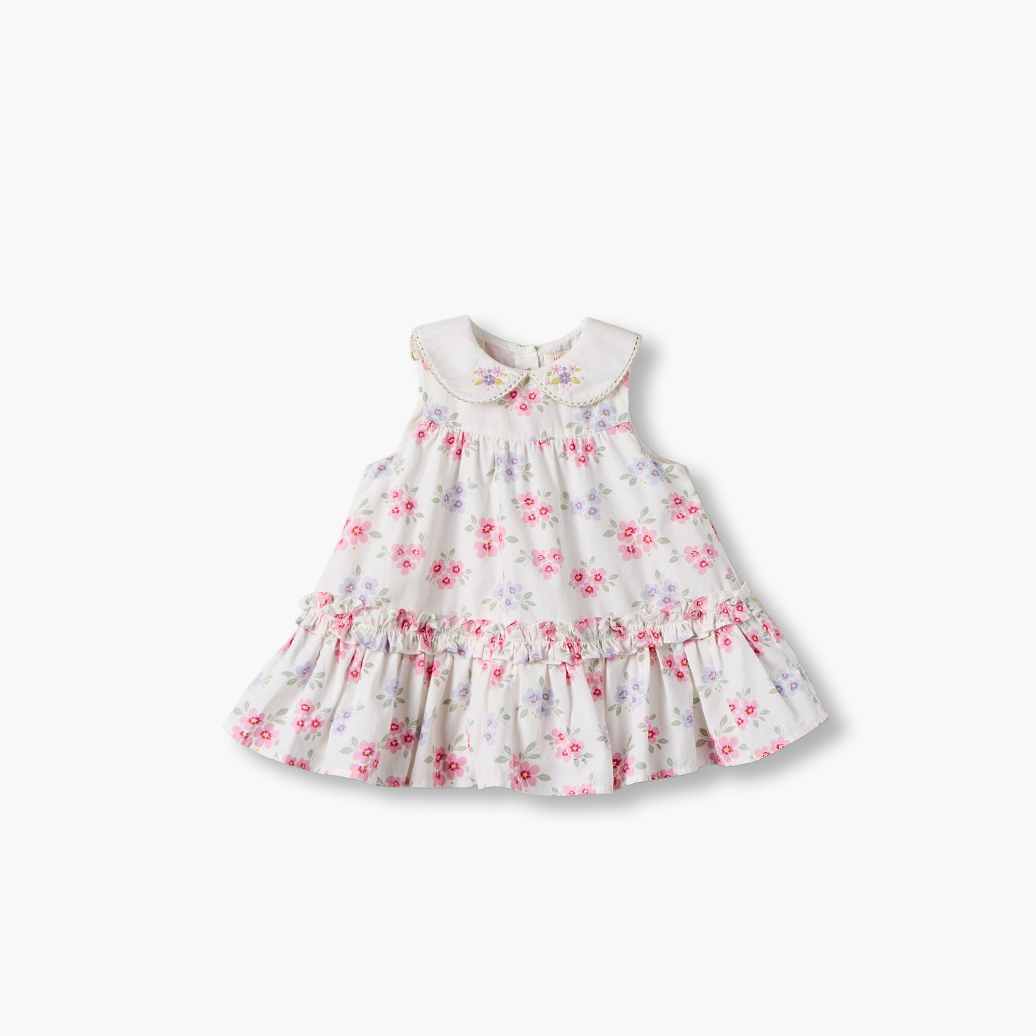 فستان دون أكمام بطول الركبة وياقة مع شريطة رأس من جونيورز-baby-girls-clothing-dressesandjumpsuits-image-2
